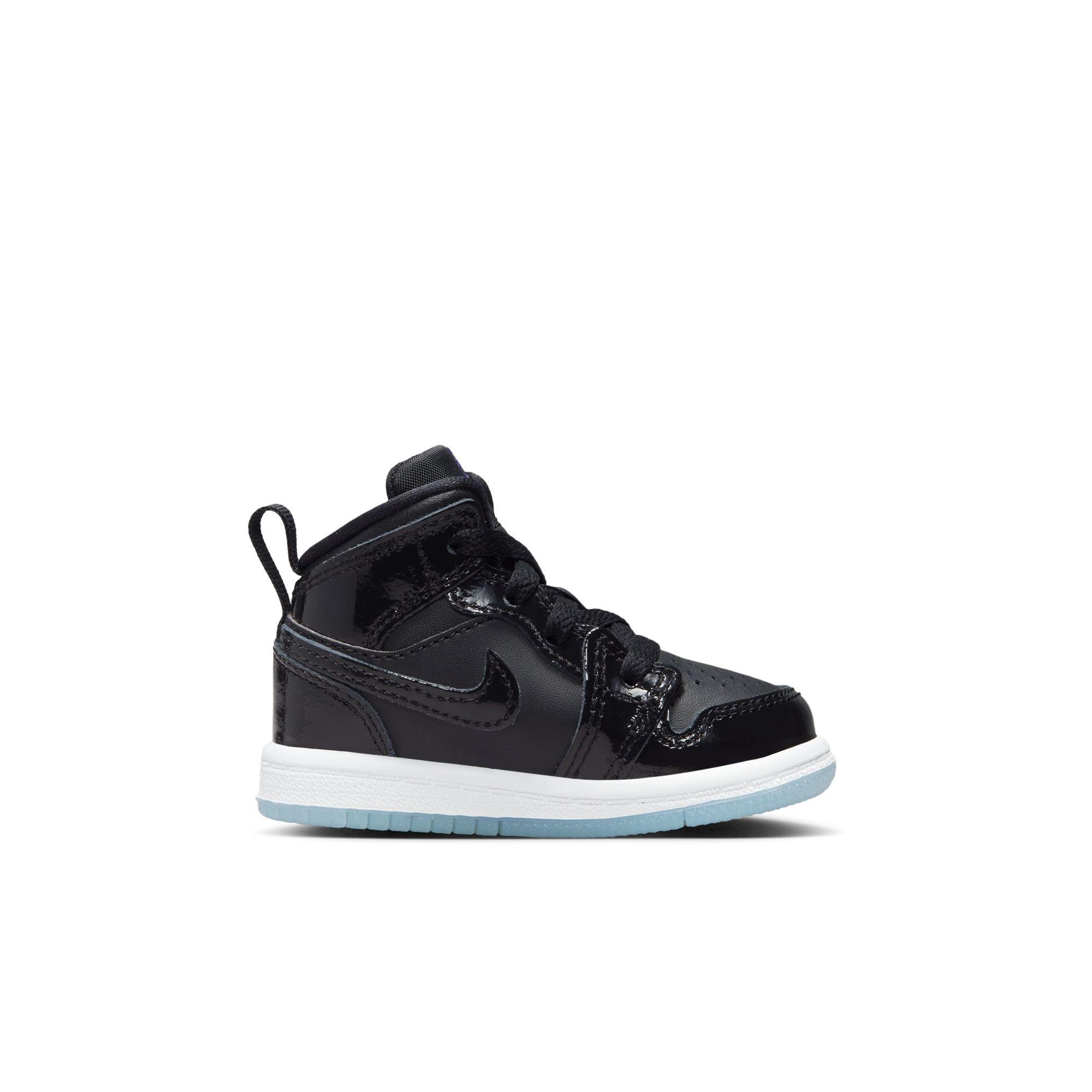 Jordan 1 Mid SE Toddler Boys' "Black/Dark Concord/White" Shoe