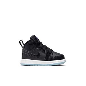 Jordan 1 Mid SE "Black/Dark Concord/White" Toddler Boys' Shoe