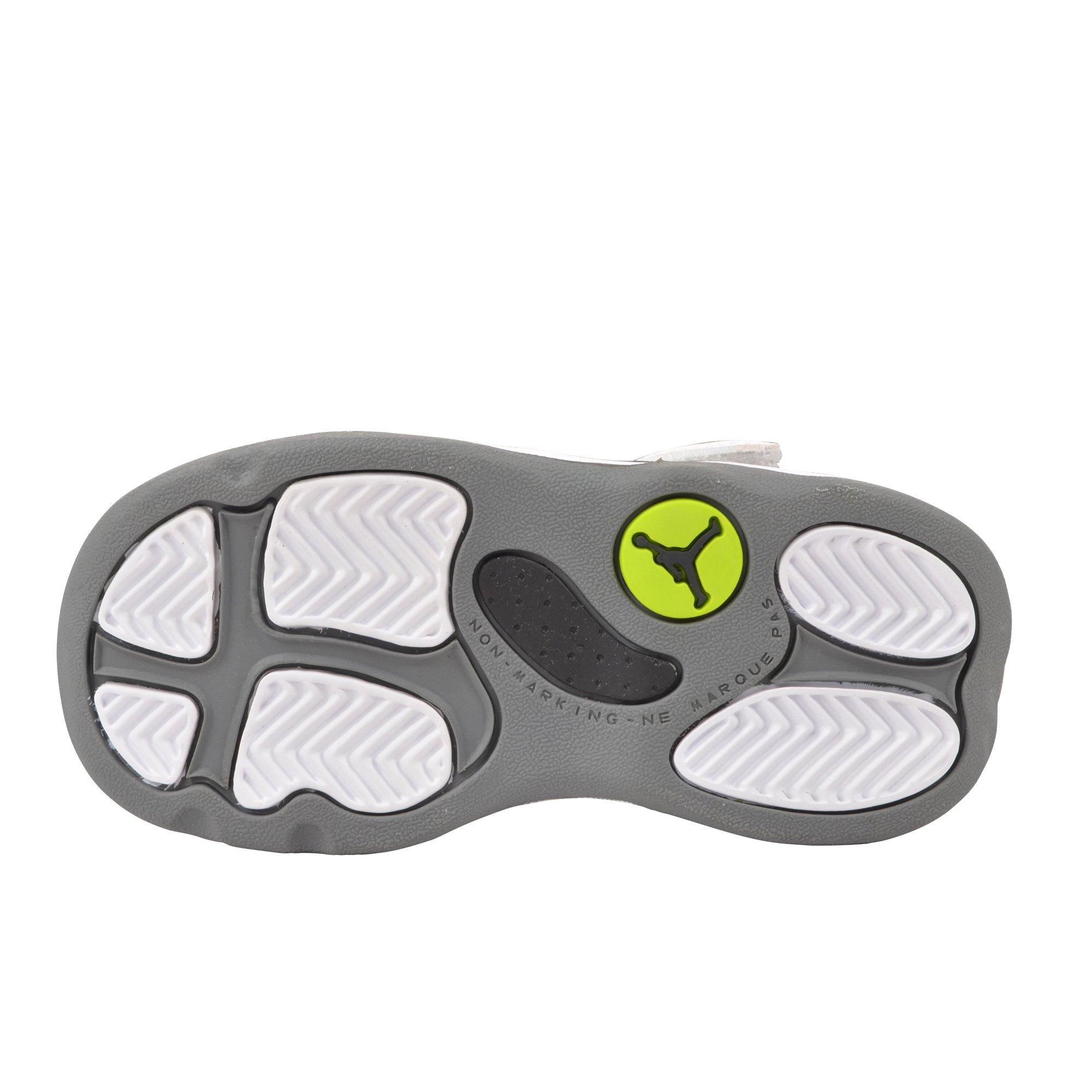 Jordan 6 Rings "White/Cool Grey" Toddler Boys' Shoe - WHITE/GREY Thumbnail View 3