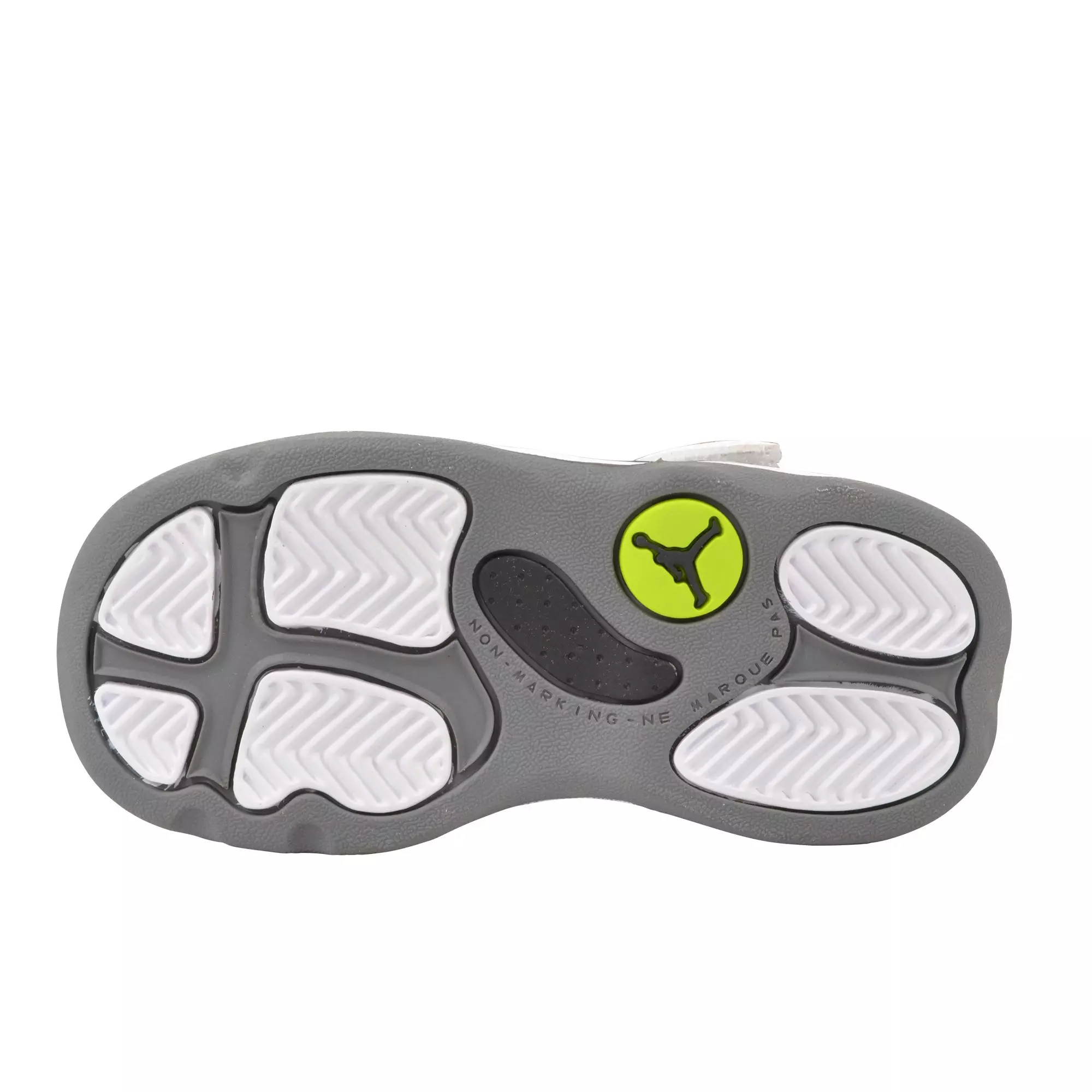 Jordan 6 Rings "White/Cool Grey" Toddler Boys' Shoe - WHITE/GREY