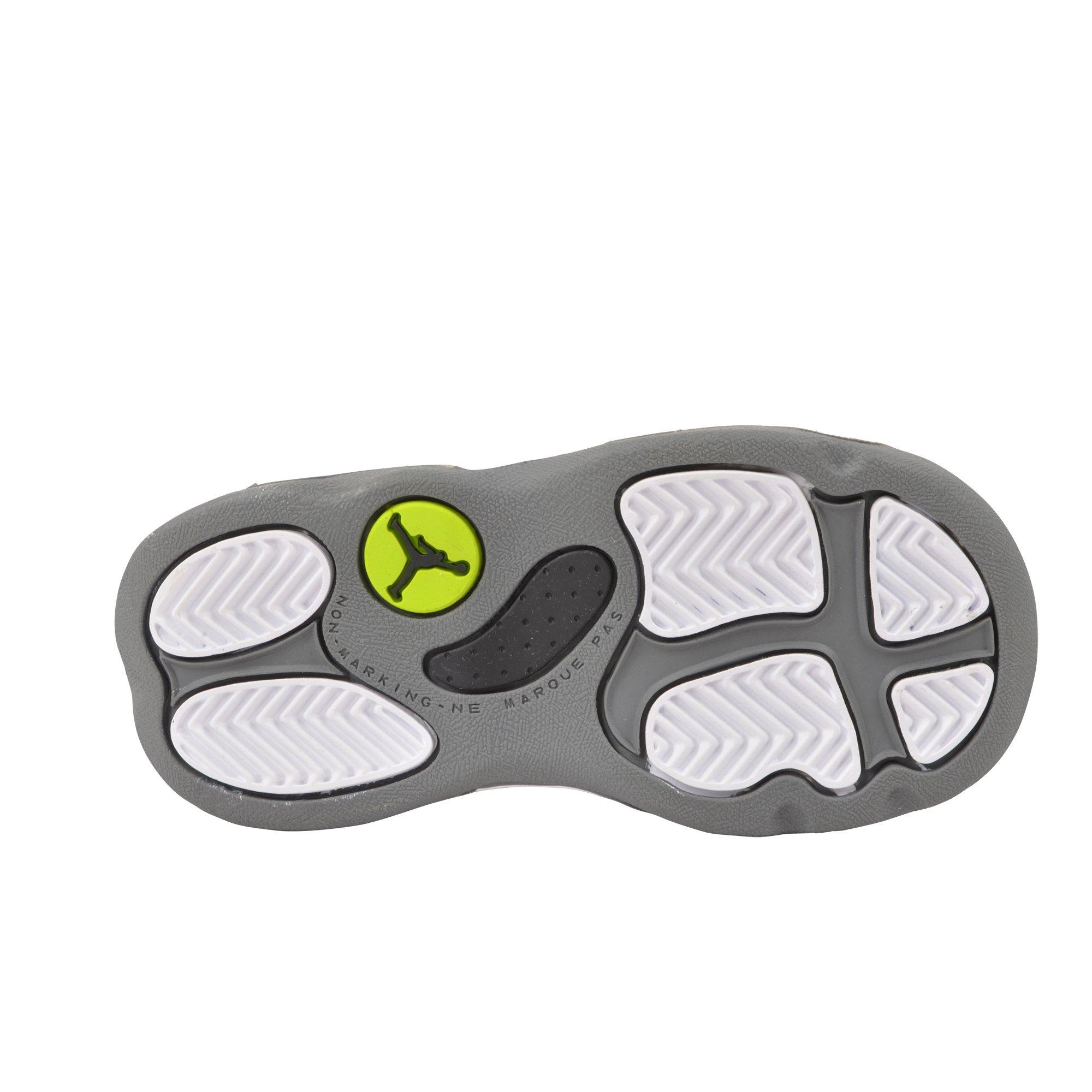 Jordan 6 Rings "White/Cool Grey" Toddler Boys' Shoe - WHITE/GREY Thumbnail View 4