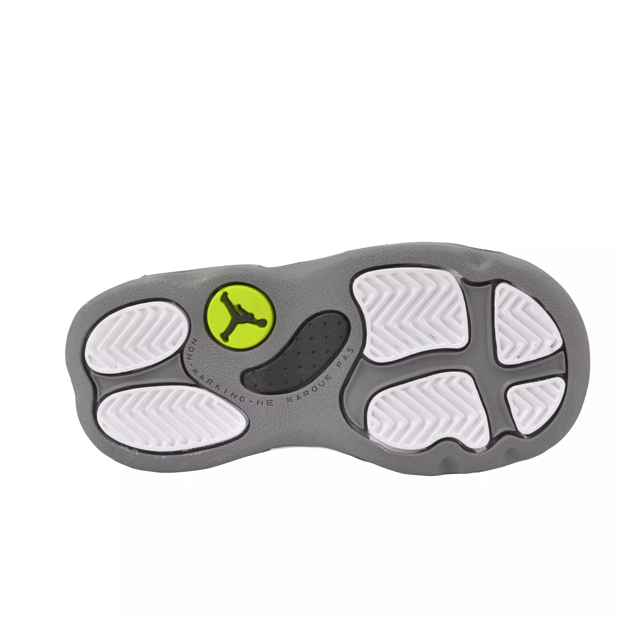 Jordan 6 Rings "White/Cool Grey" Toddler Boys' Shoe - WHITE/GREY