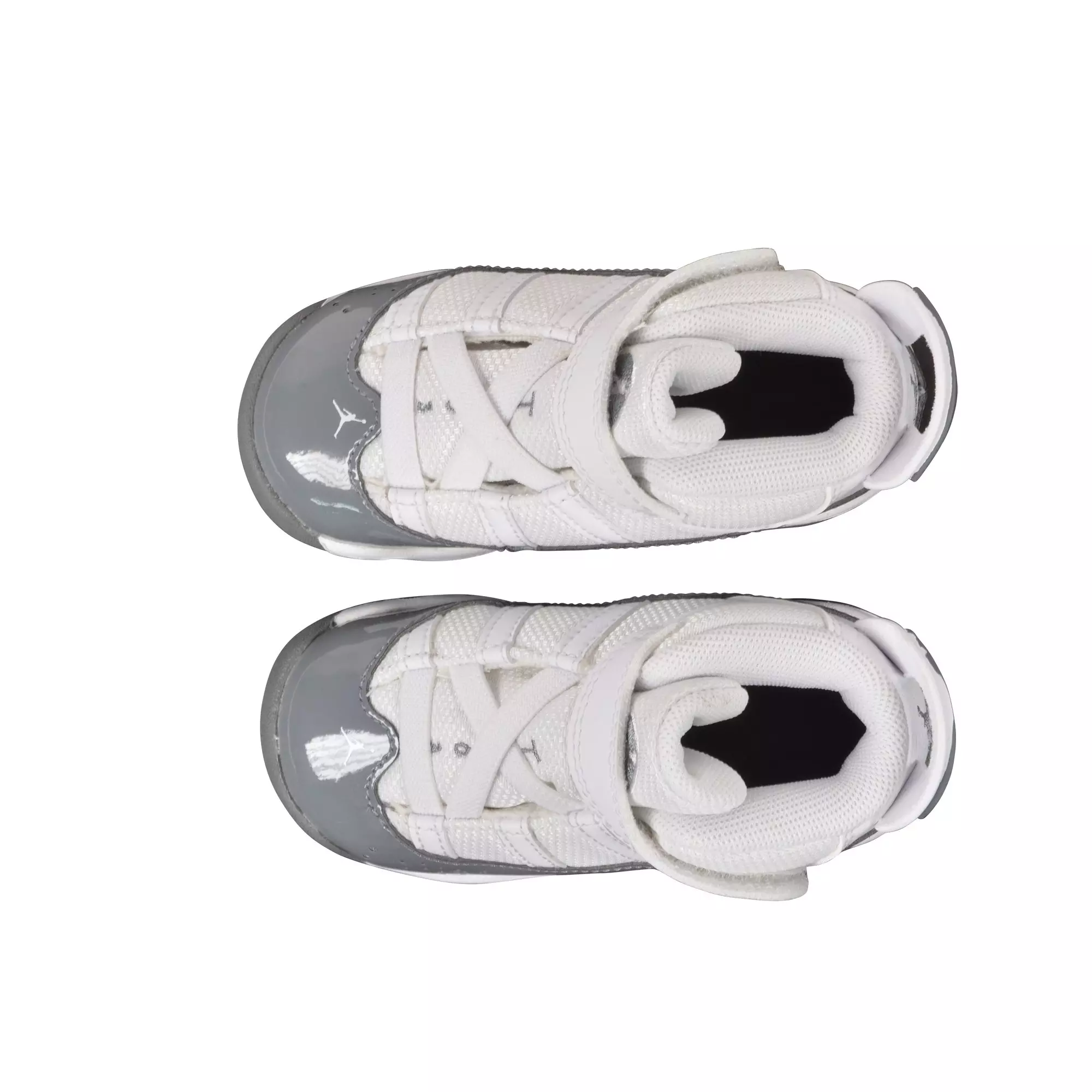 Jordan 6 Rings "White/Cool Grey" Toddler Boys' Shoe - WHITE/GREY