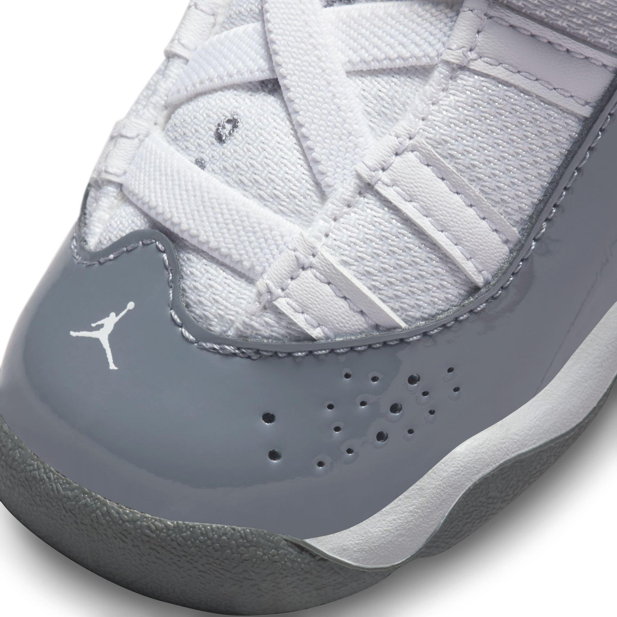 Jordan 6 Rings Toddler Boys' "White/Cool Grey" Shoe