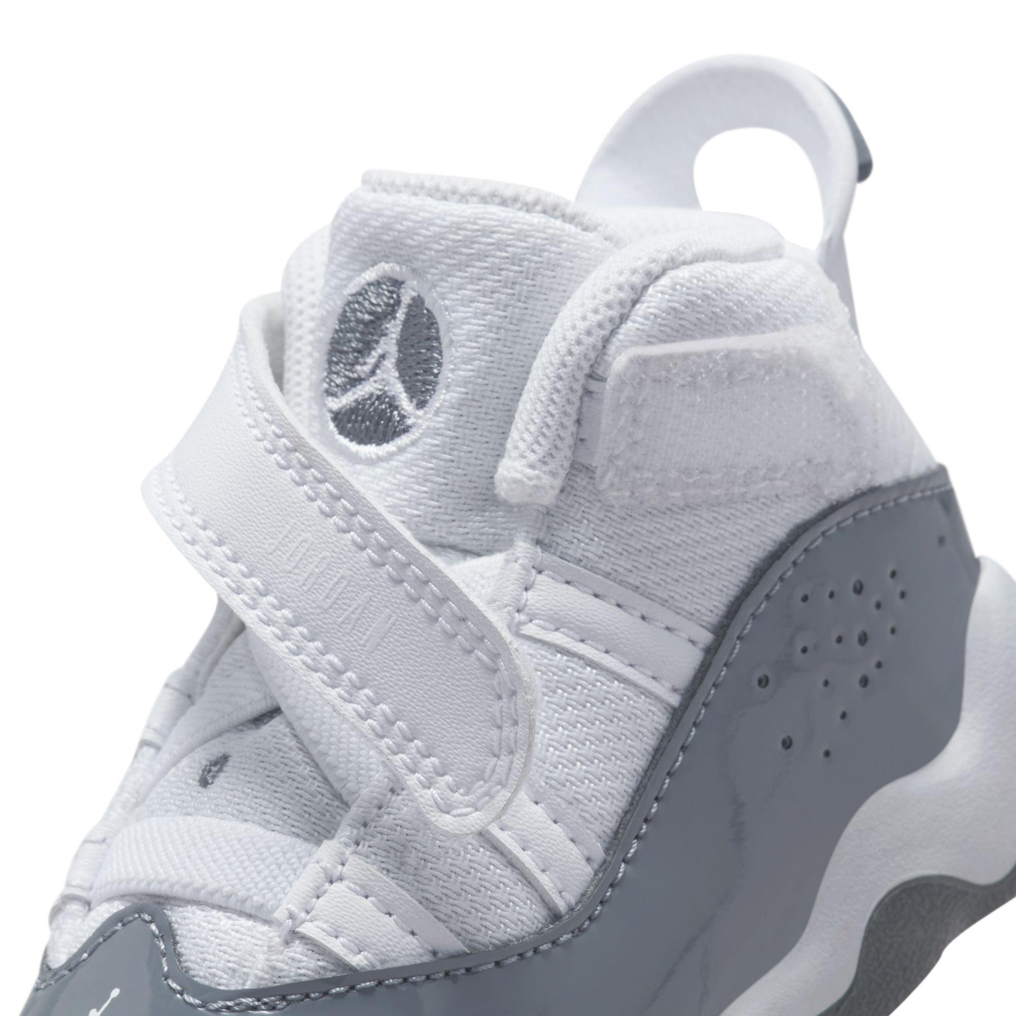 Jordan 6 Rings Toddler Boys' "White/Cool Grey" Shoe