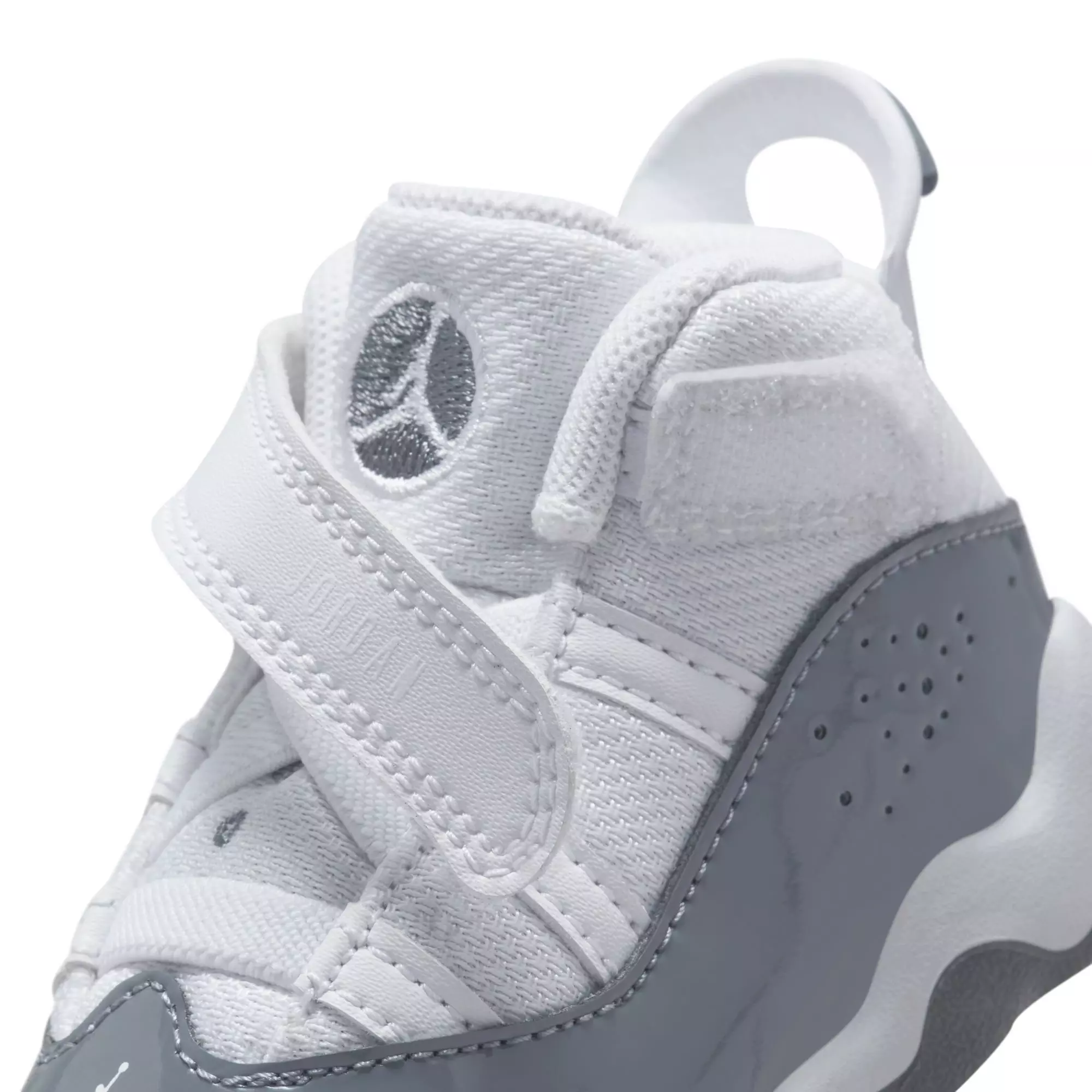 Jordan 6 Rings "White/Cool Grey" Toddler Boys' Shoe - WHITE/GREY