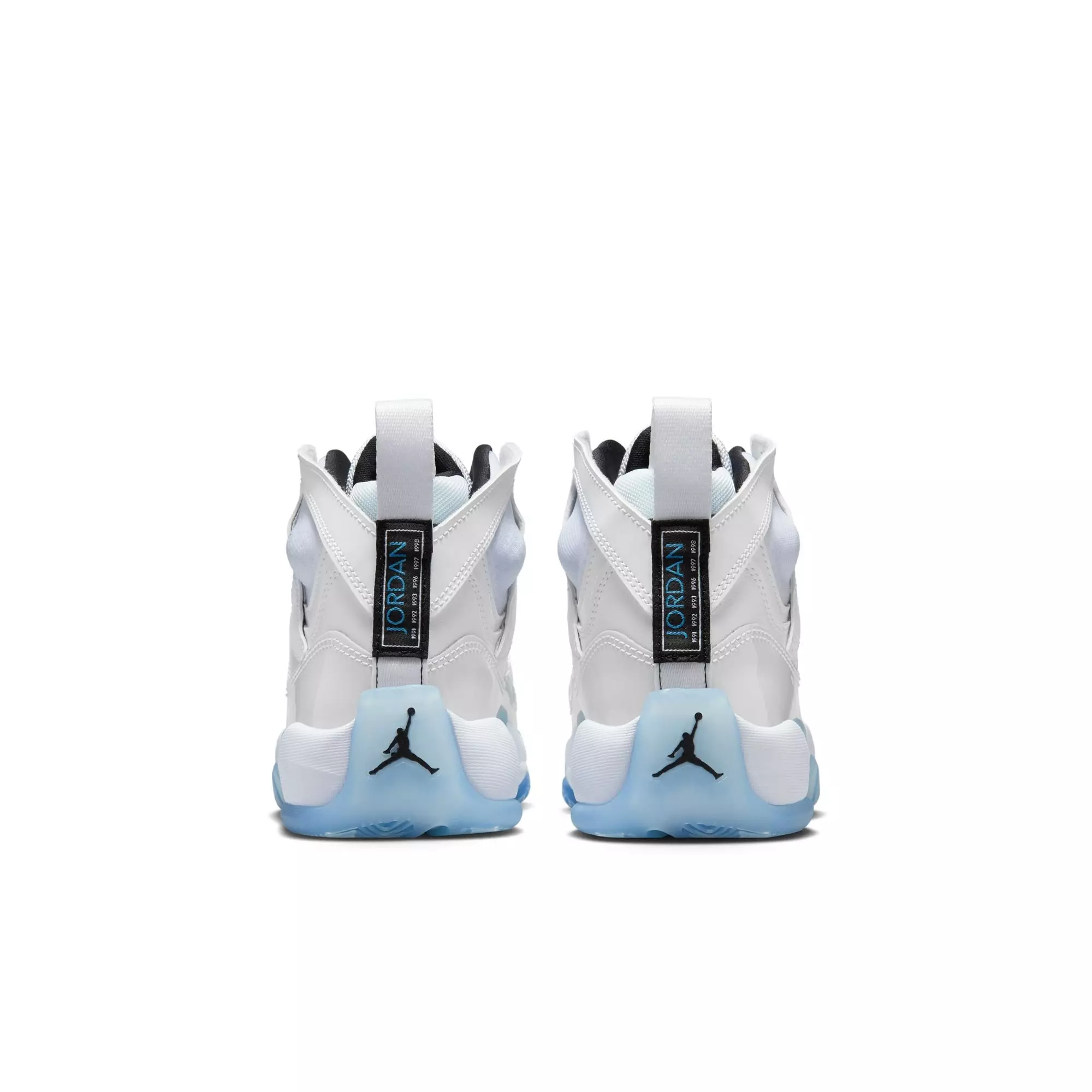 Jordan Jumpman Two Trey "White/Black/University Blue" Grade School Boys' Shoe - WHITE/BLUE