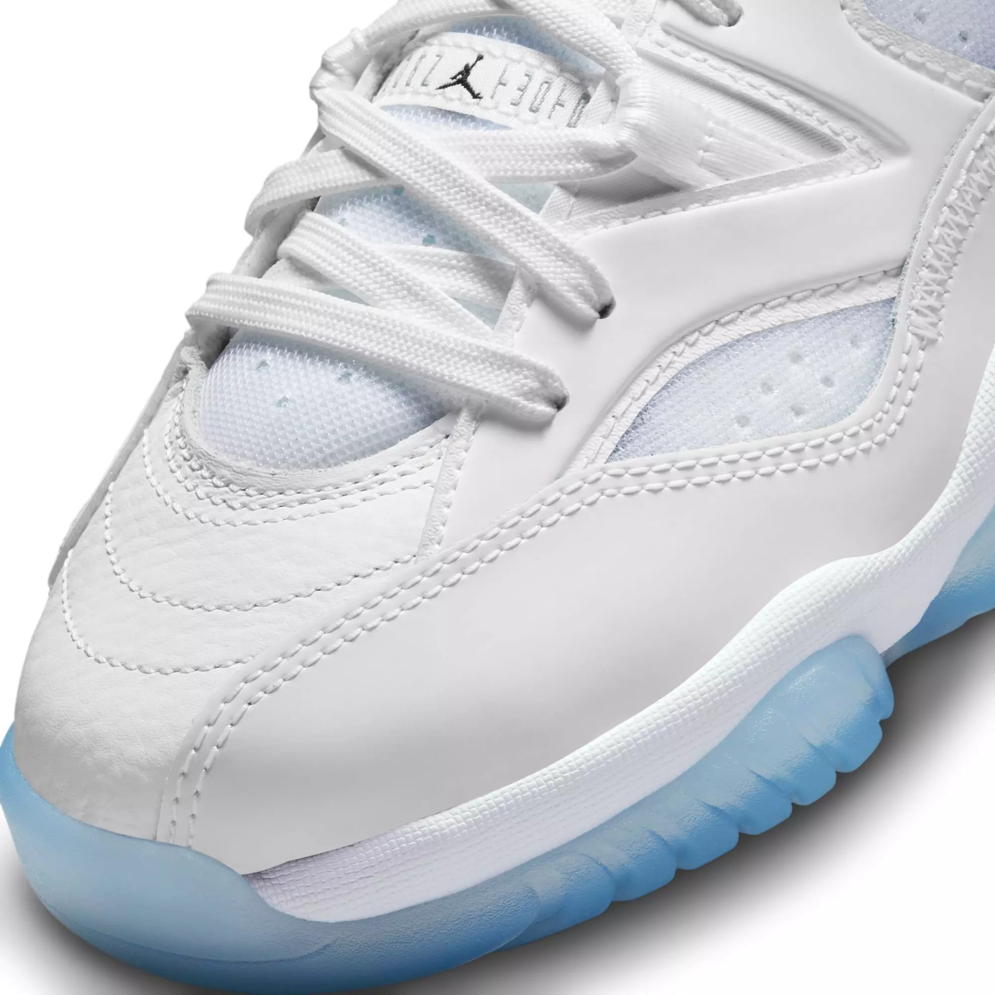 Jordan Jumpman Two Trey "White/Black/University Blue" Grade School Boys' Shoe - WHITE/BLUE
