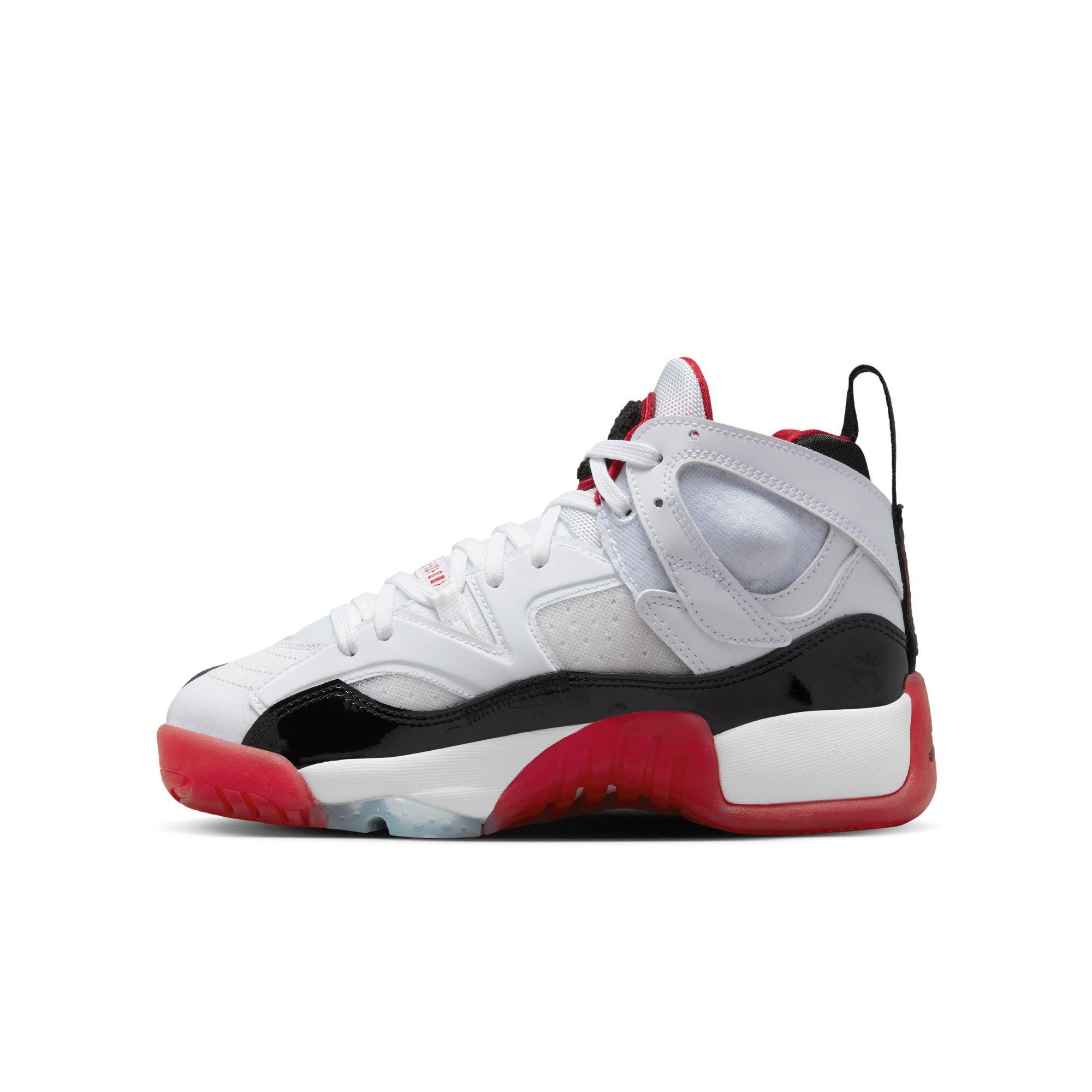 Jordan Jumpman Two Trey Grade School Boys'  "White/Black/Gym Red" Shoe