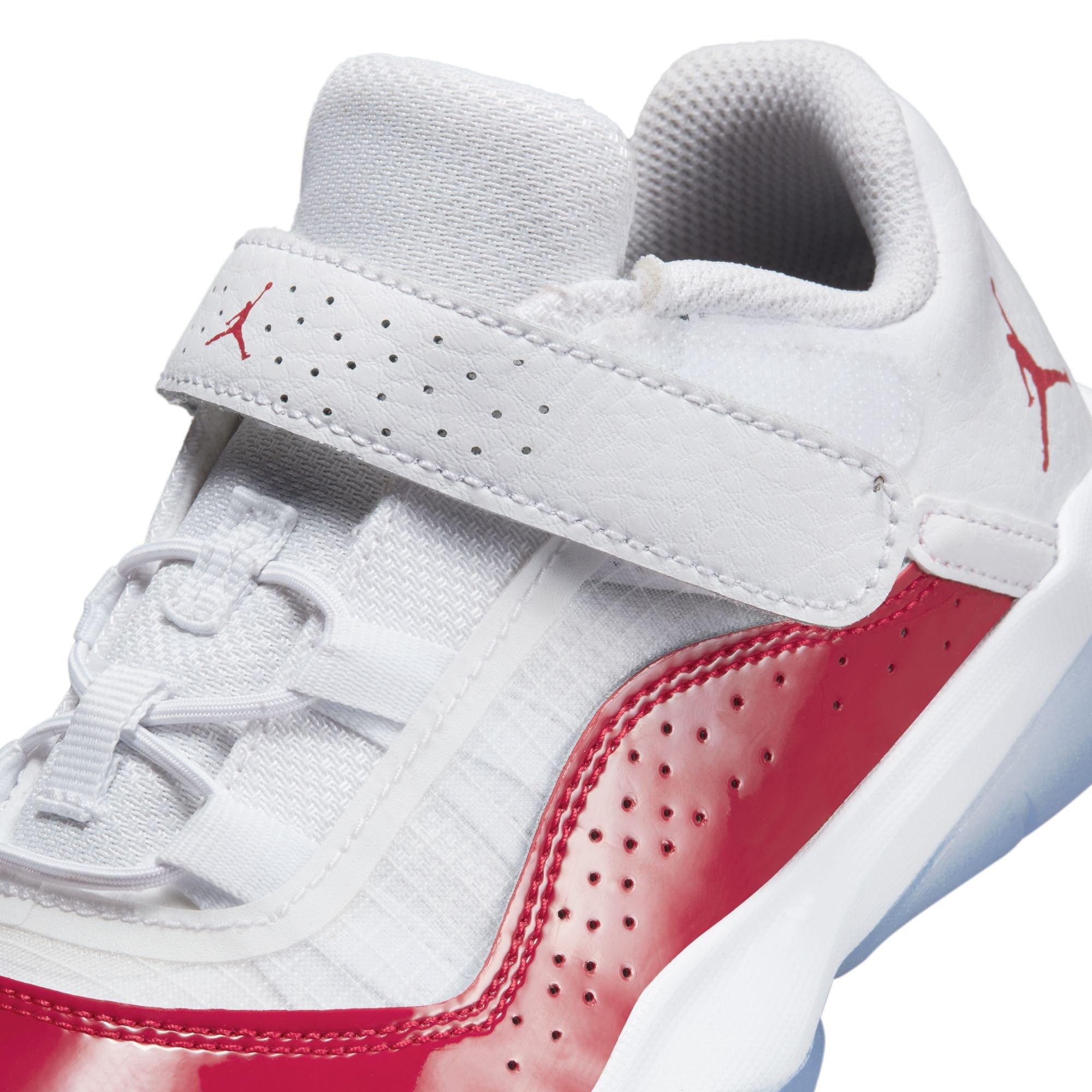 Jordan 11 CMFT Low Preschool Boys' "White/Gym Red/Black" Shoe