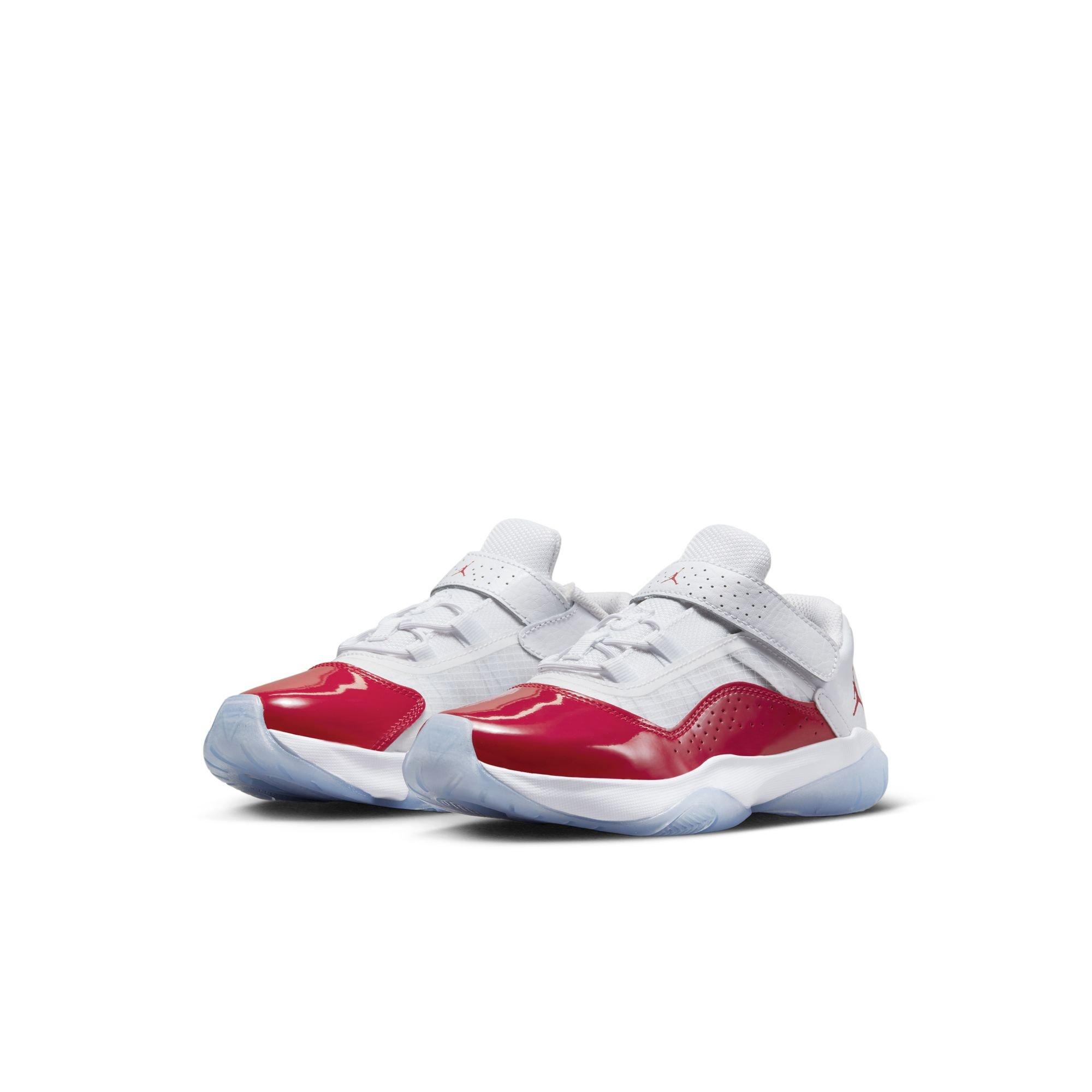 Jordan 11 CMFT Low Preschool Boys' "White/Gym Red/Black" Shoe