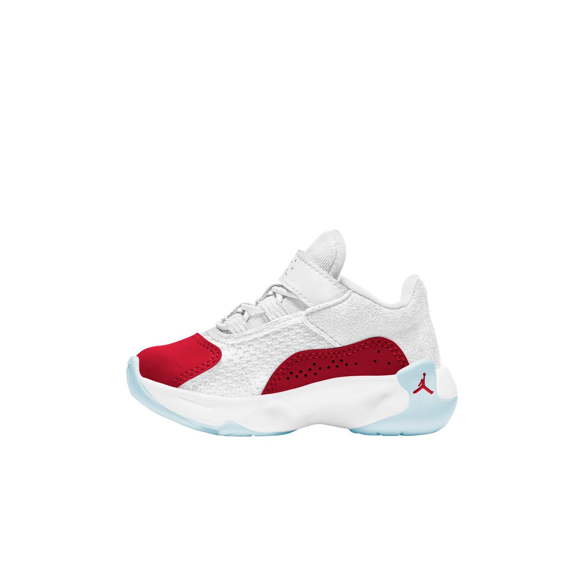 Jordan 11 CMFT Low "White/Gym Red/Black" Toddler Boys' Shoe - WHITE/RED Thumbnail View 2