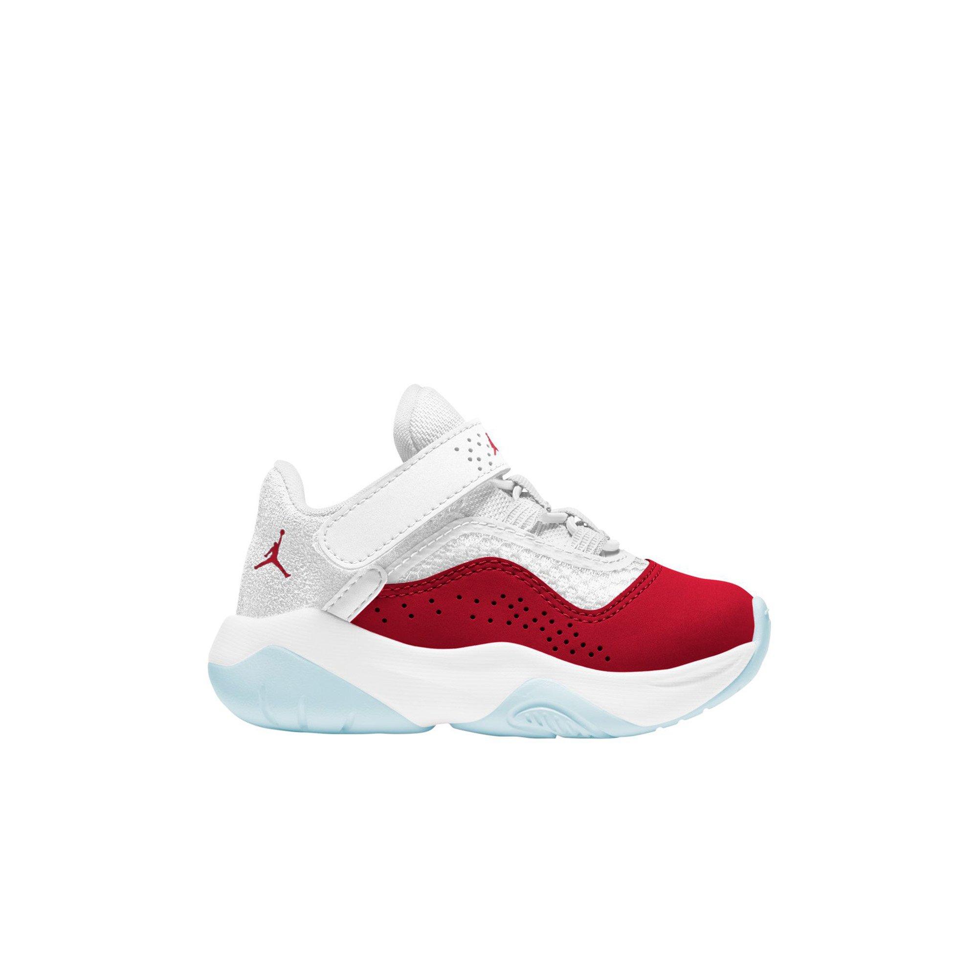 Jordan 11 CMFT Low Toddler Boys' "White/Gym Red/Black" Shoe