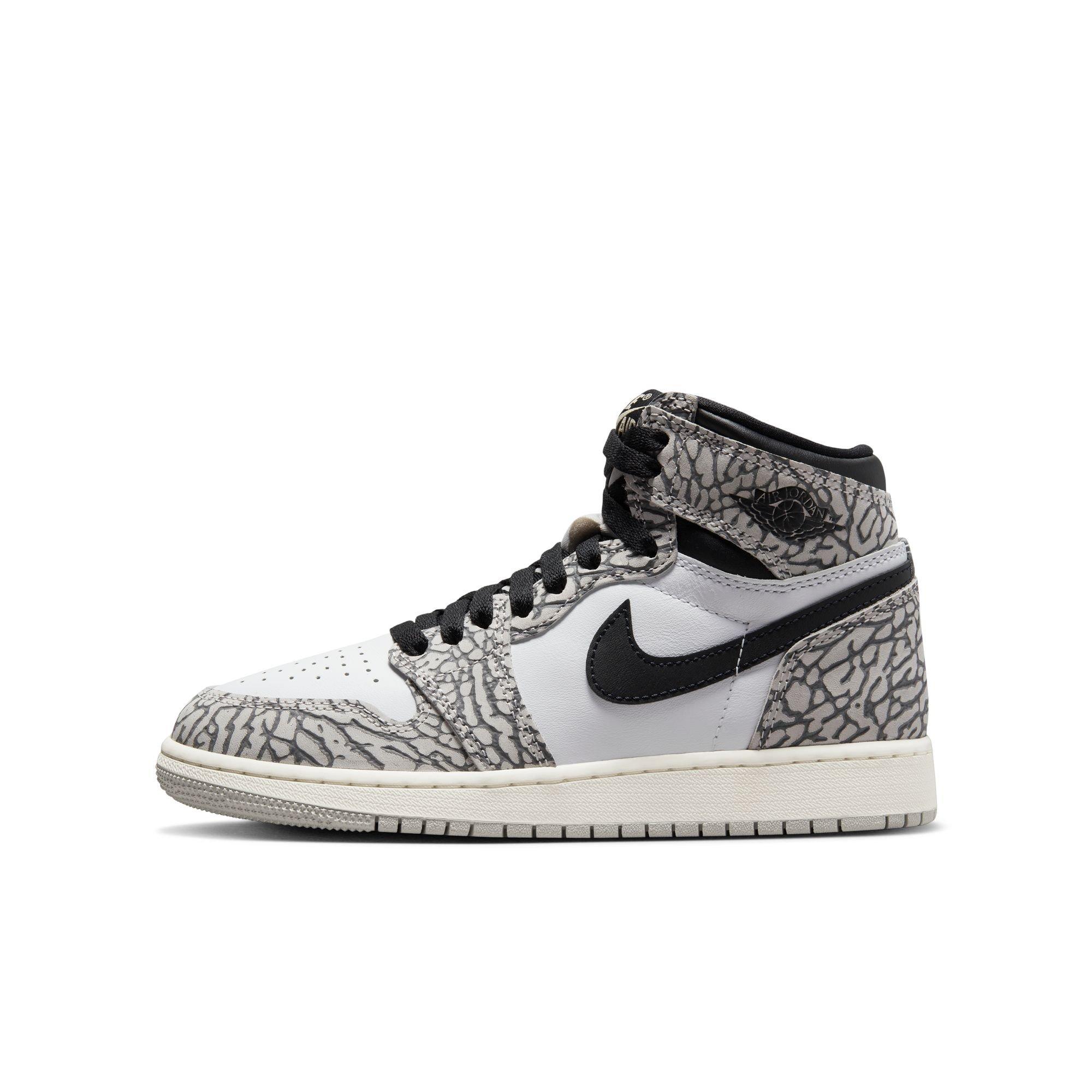 Jordan 1 Retro High OG Elephant Print Grade School Kids' Shoe - Hibbett