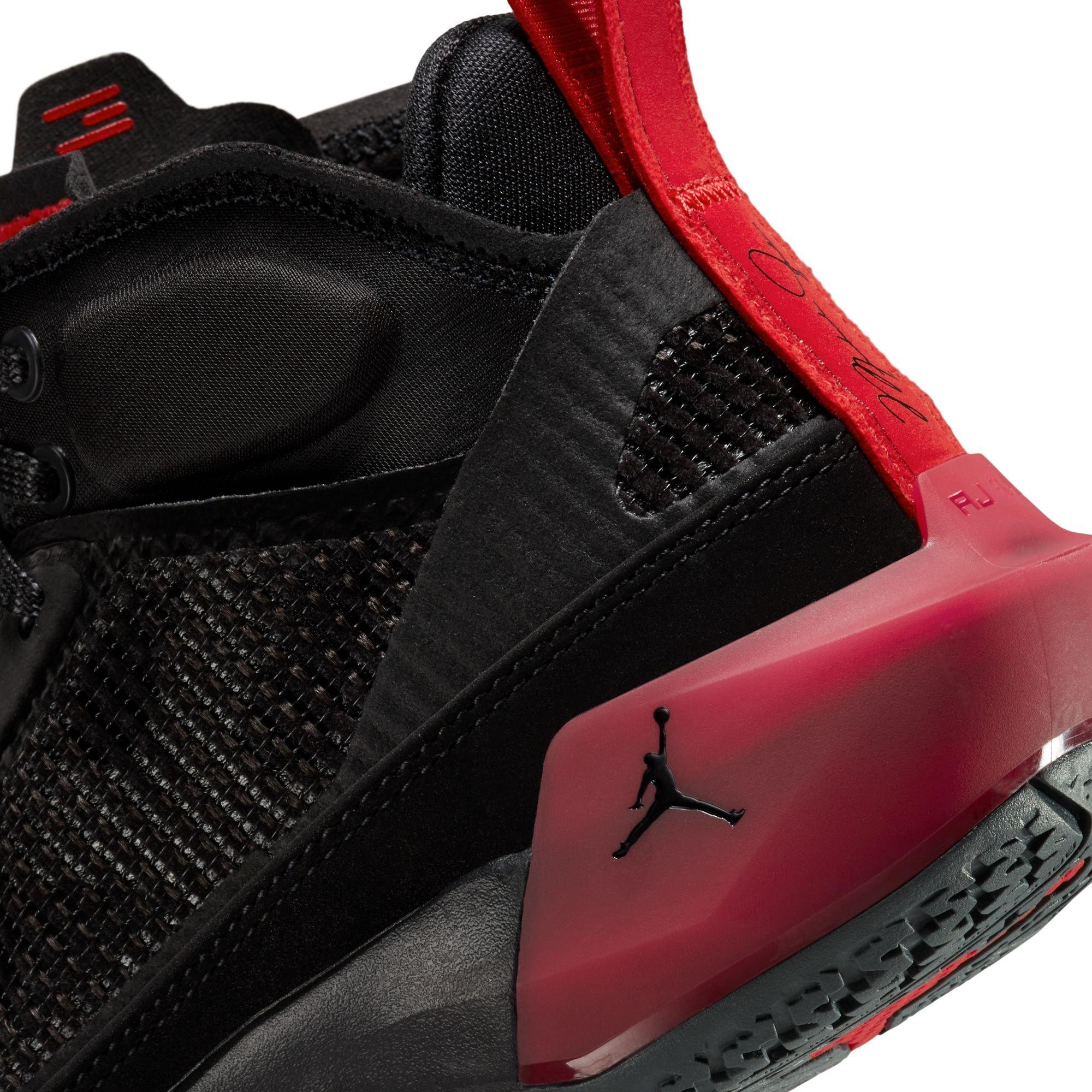Jordan XXXVII "Bred" Grade School Kids' Basketball Shoe