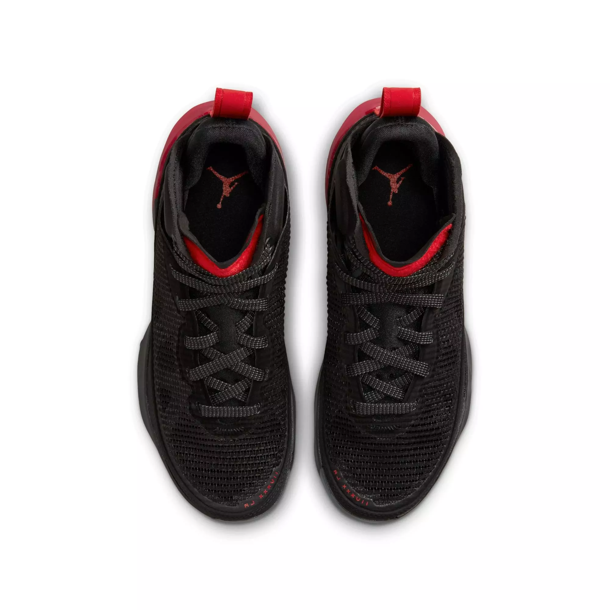 Jordan XXXVII "Bred" Grade School Kids' Basketball Shoe - BLACK/METALLIC GOLD/UNIVERSITY RED