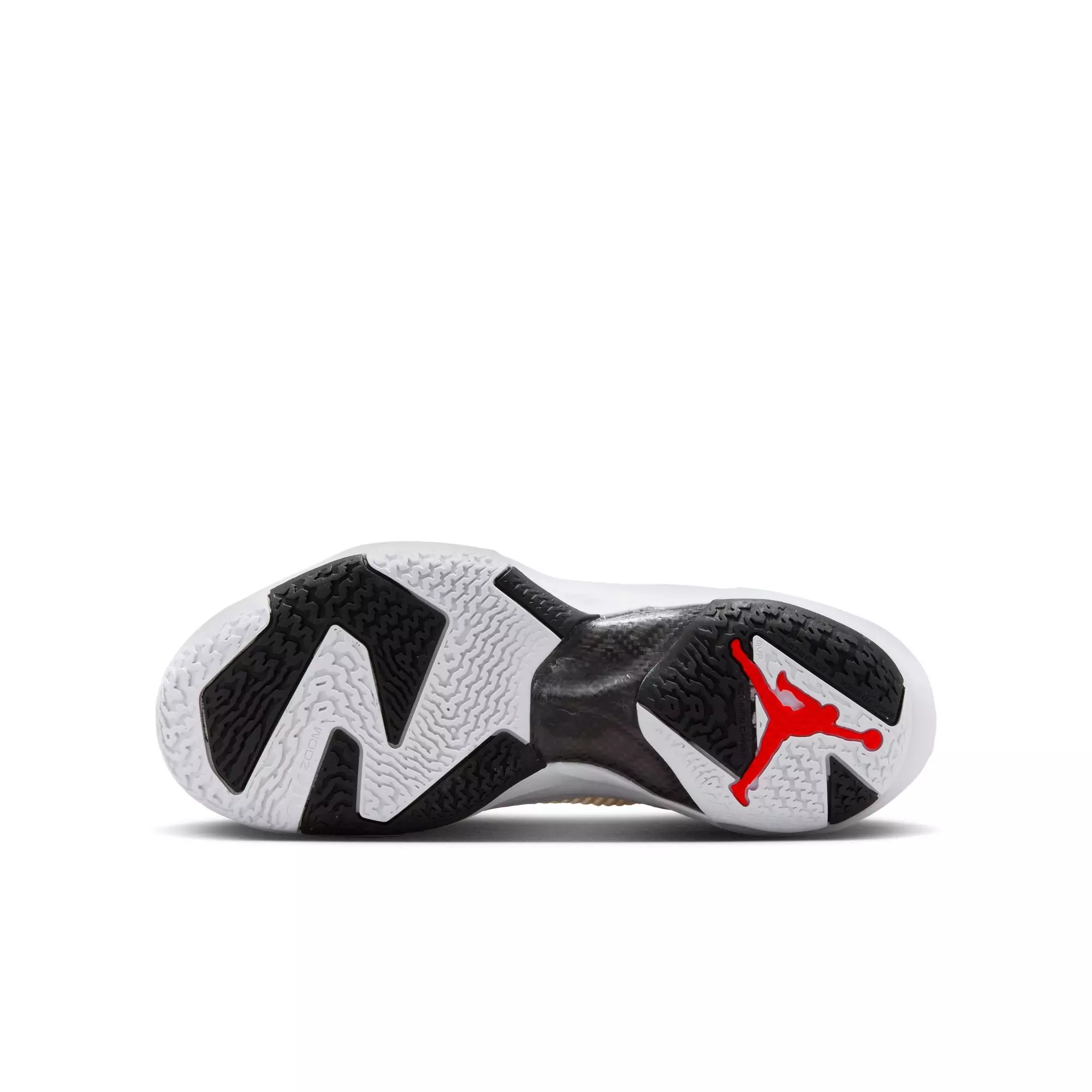 Jordan XXXVII "White/Black/Siren Red" Grade School Kids' Basketball Shoe - WHITE/BLACK/SIREN RED