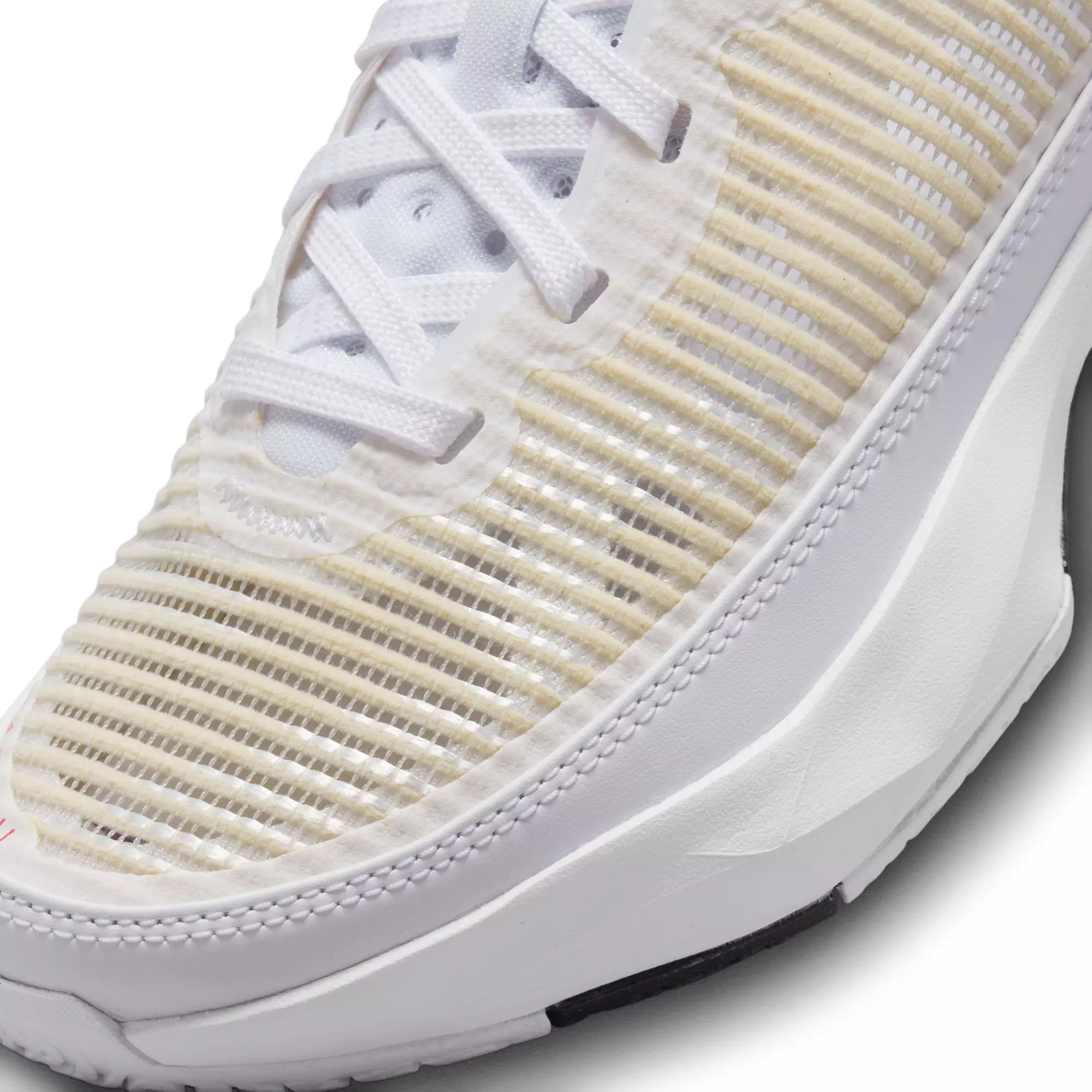 Jordan XXXVII "White/Black/Siren Red" Grade School Kids' Basketball Shoe - WHITE/BLACK/SIREN RED