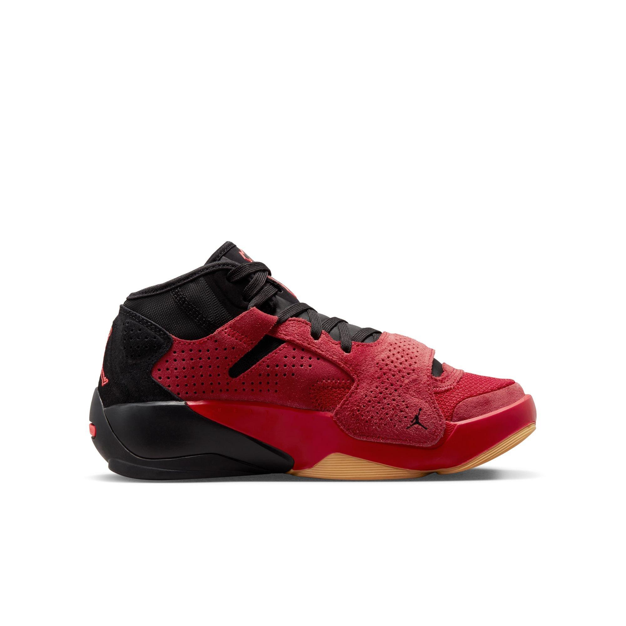 Jordan Zion 2 "University Red/Black/Bright Crimson" Grade School Kids' Basketball Shoe - UNIVERSITY RED/BLACK/BRIGHT CRIMSON Thumbnail View 3