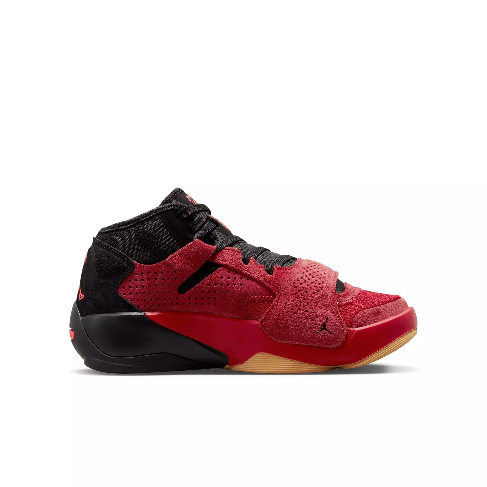 Jordan Zion 2 "University Red/Black/Bright Crimson" Grade School Kids' Basketball Shoe - UNIVERSITY RED/BLACK/BRIGHT CRIMSON