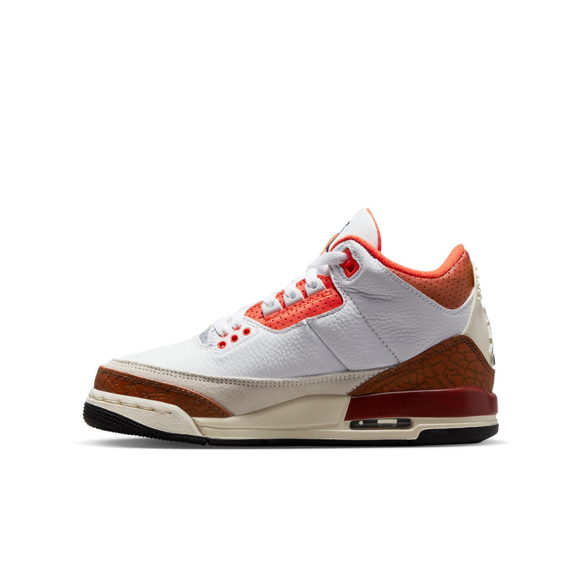 Jordan 3 white and clearance orange