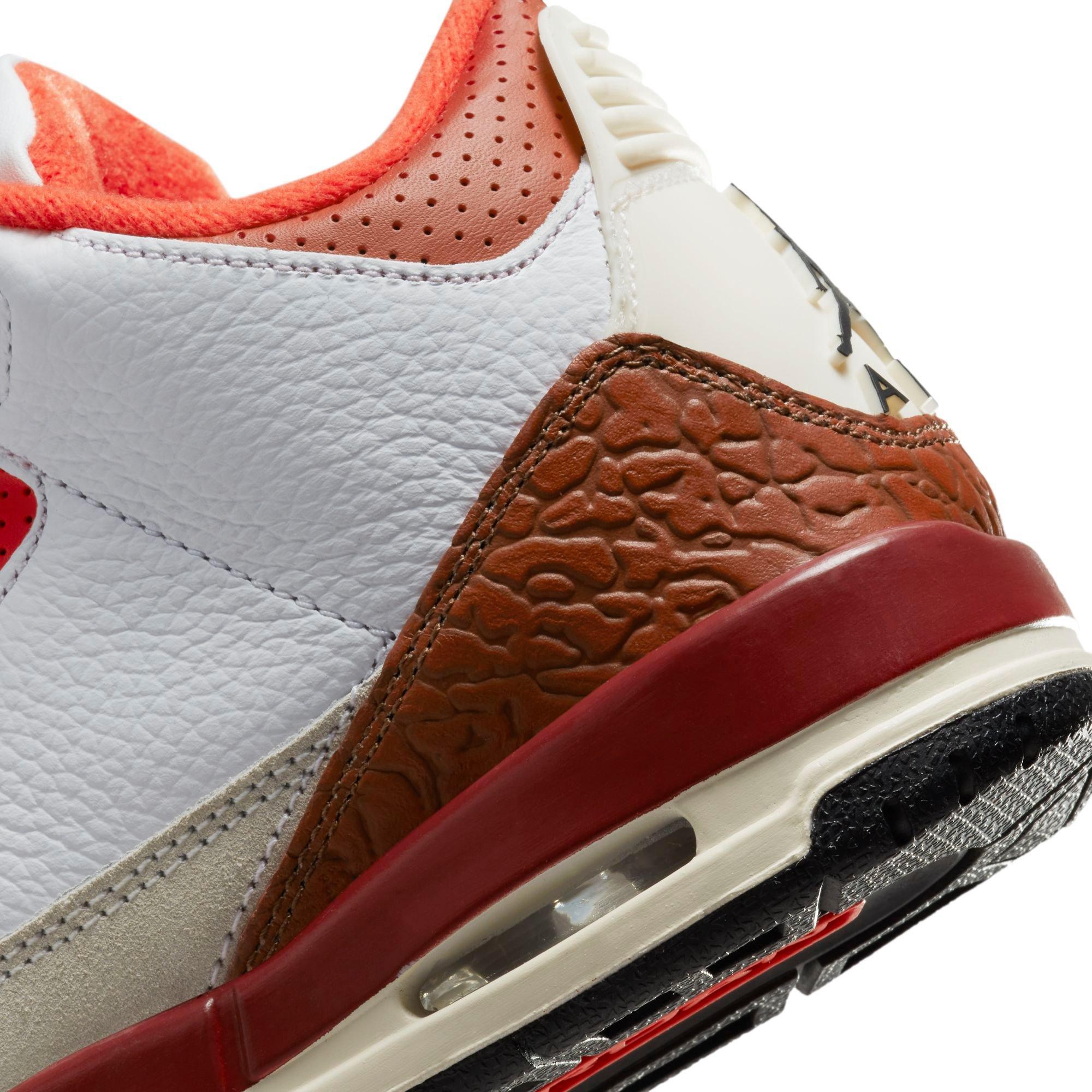 Jordan 3 Retro White/Black/Mars Stone/Team Orange Grade School Kids' Shoe  - Hibbett | City Gear