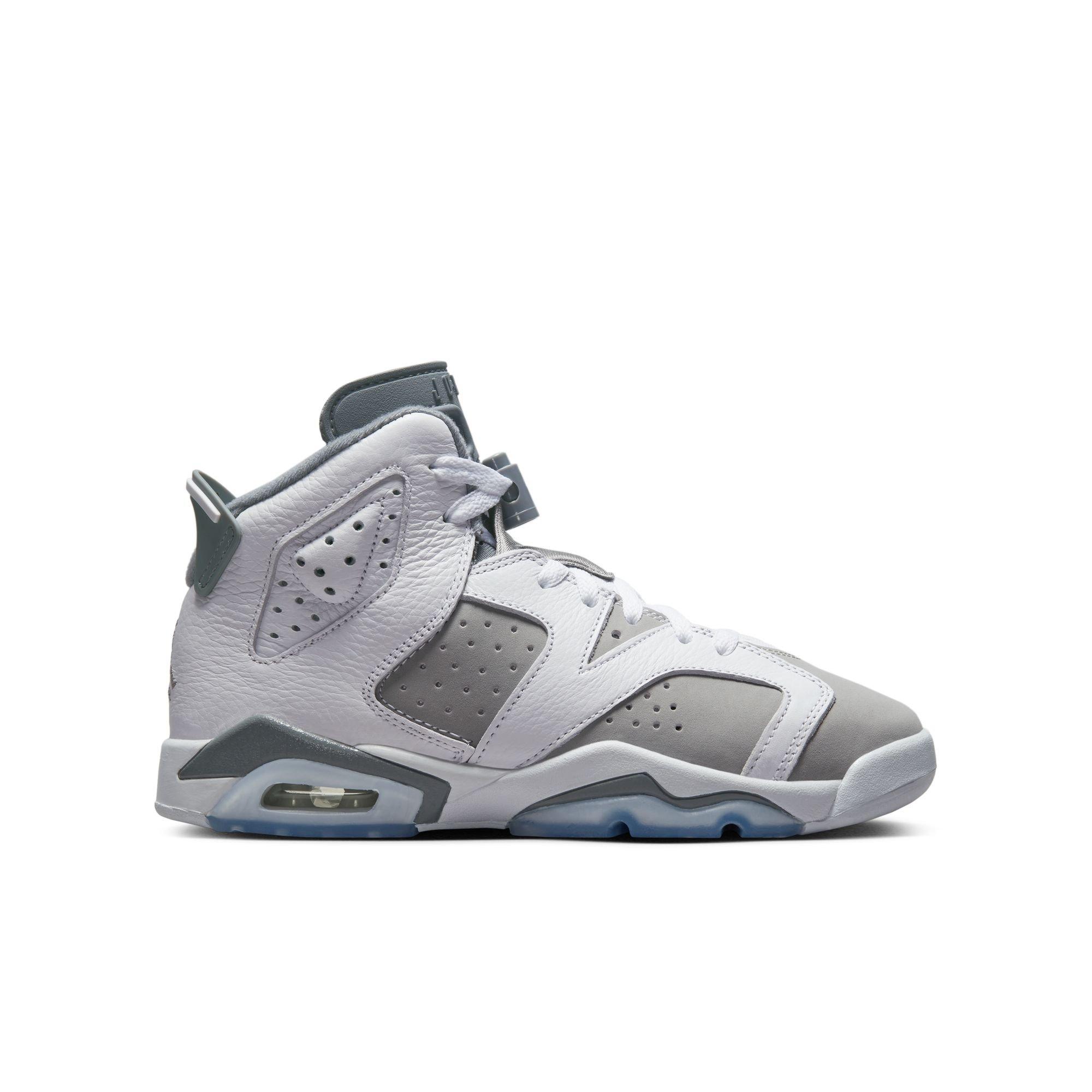 Jordan 6 Retro Cool Grey Grade School Kids Shoe Hibbett