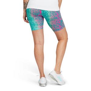 PUMA Women's Printed Snake Bike Shorts - Blue