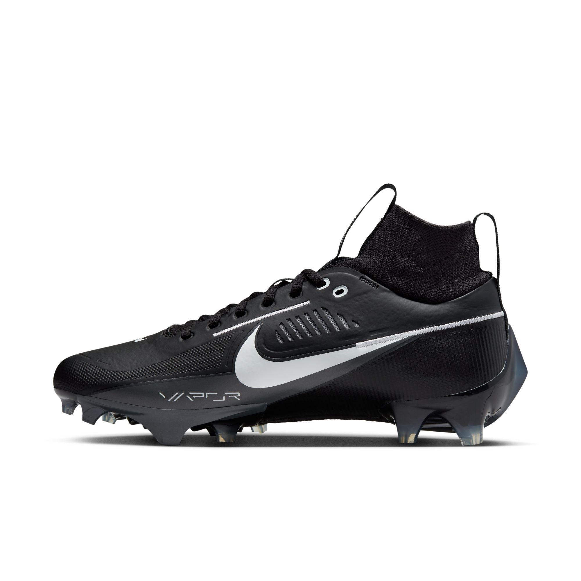 Nike Vapor Edge Pro 360 2 "Black/White/Iron Grey" Men's Football Cleat - BLACK/WHITE/GREY Thumbnail View 13