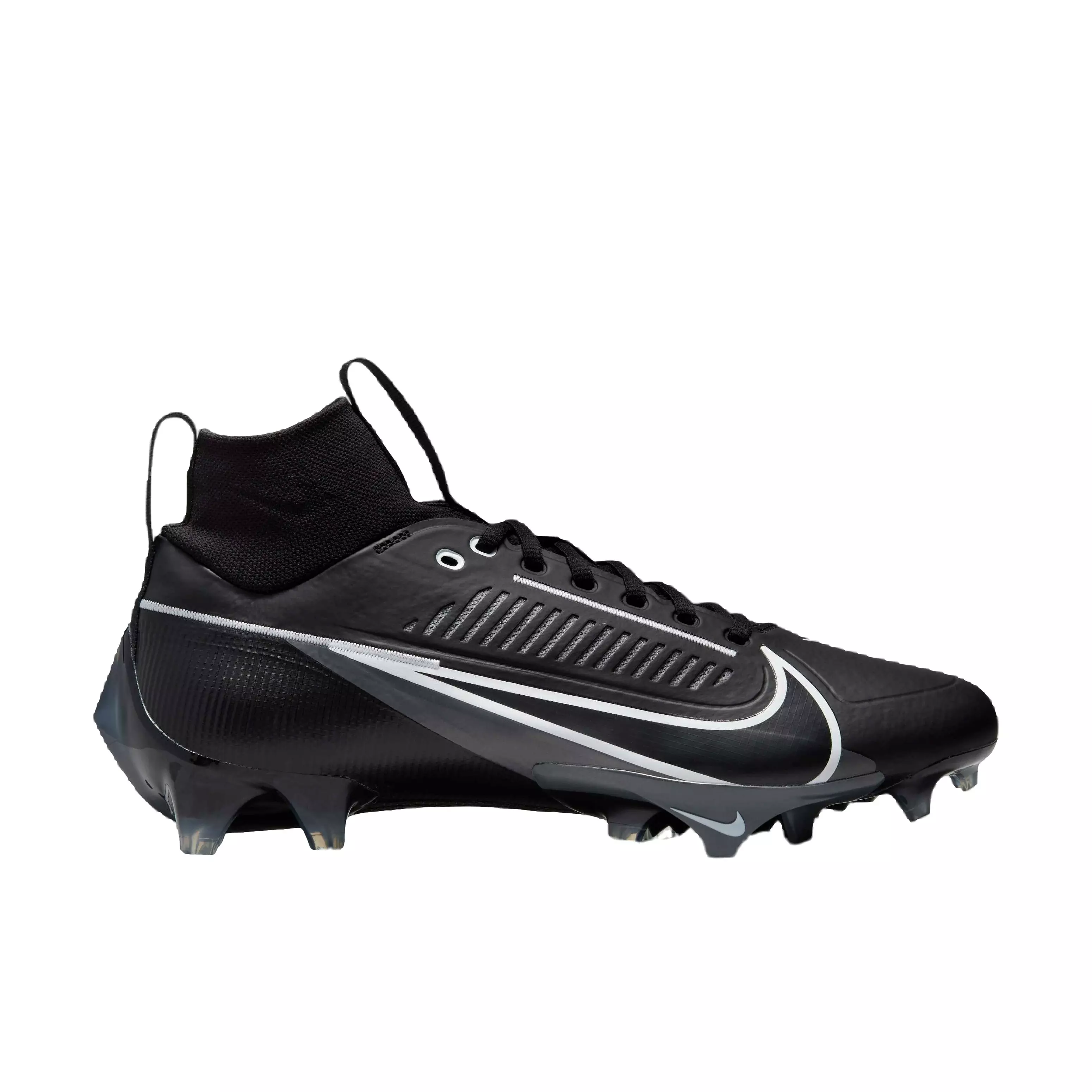 Nike Vapor Edge Pro 360 2 "Black/White/Iron Grey" Men's Football Cleat - BLACK/WHITE/GREY
