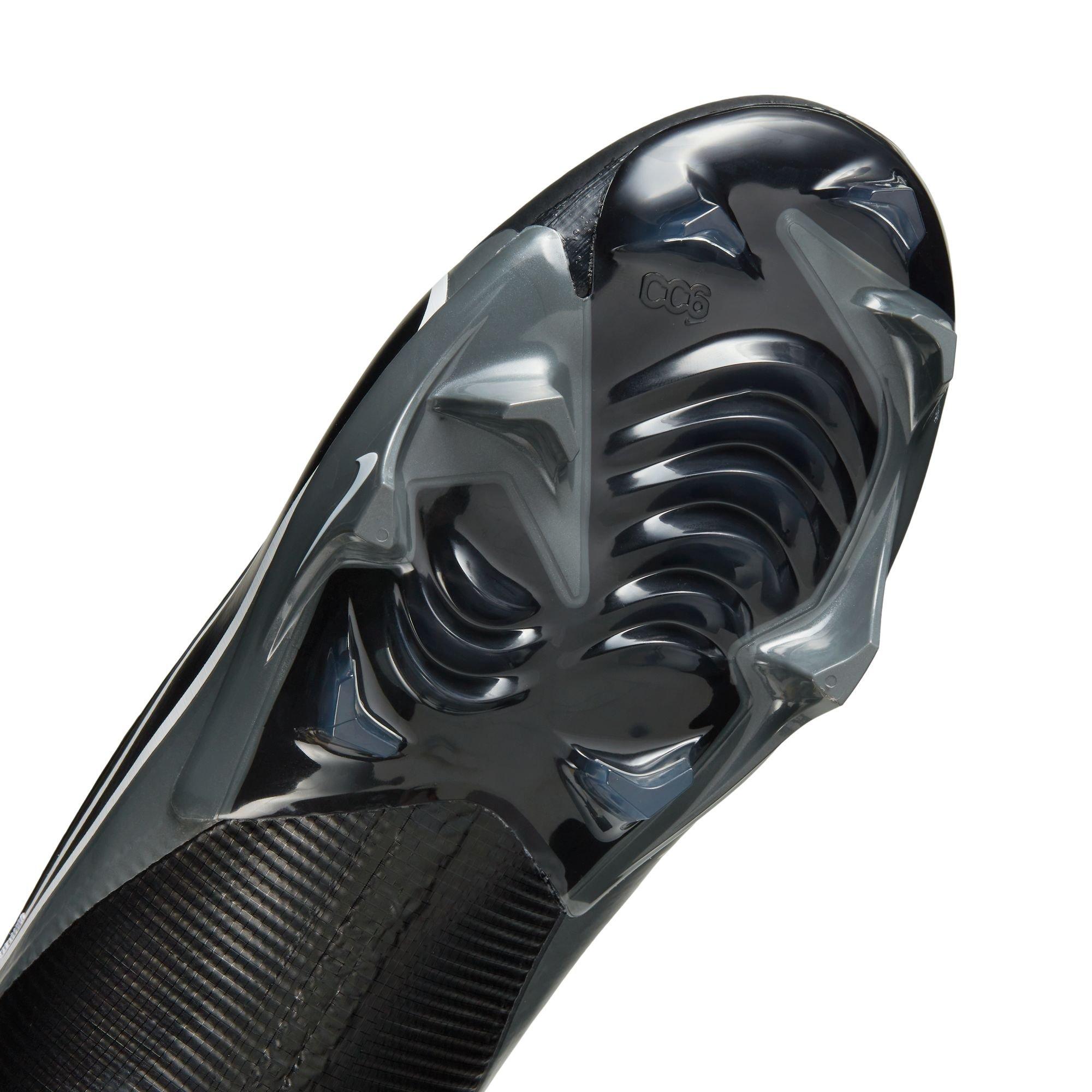 Nike Vapor Edge Pro 360 2 "Black/White/Iron Grey" Men's Football Cleat - BLACK/WHITE/GREY Thumbnail View 9