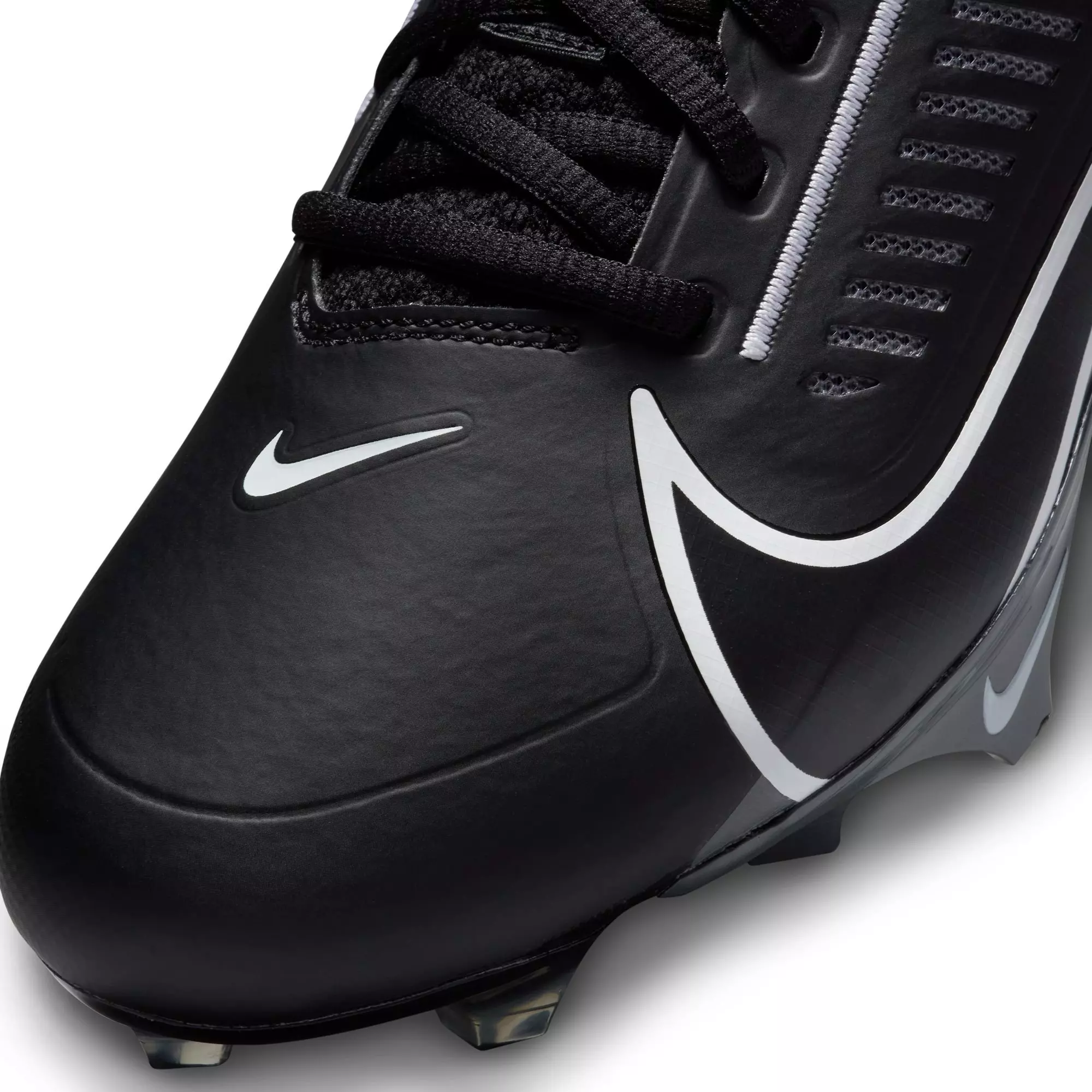 Nike Vapor Edge Pro 360 2 "Black/White/Iron Grey" Men's Football Cleat - BLACK/WHITE/GREY