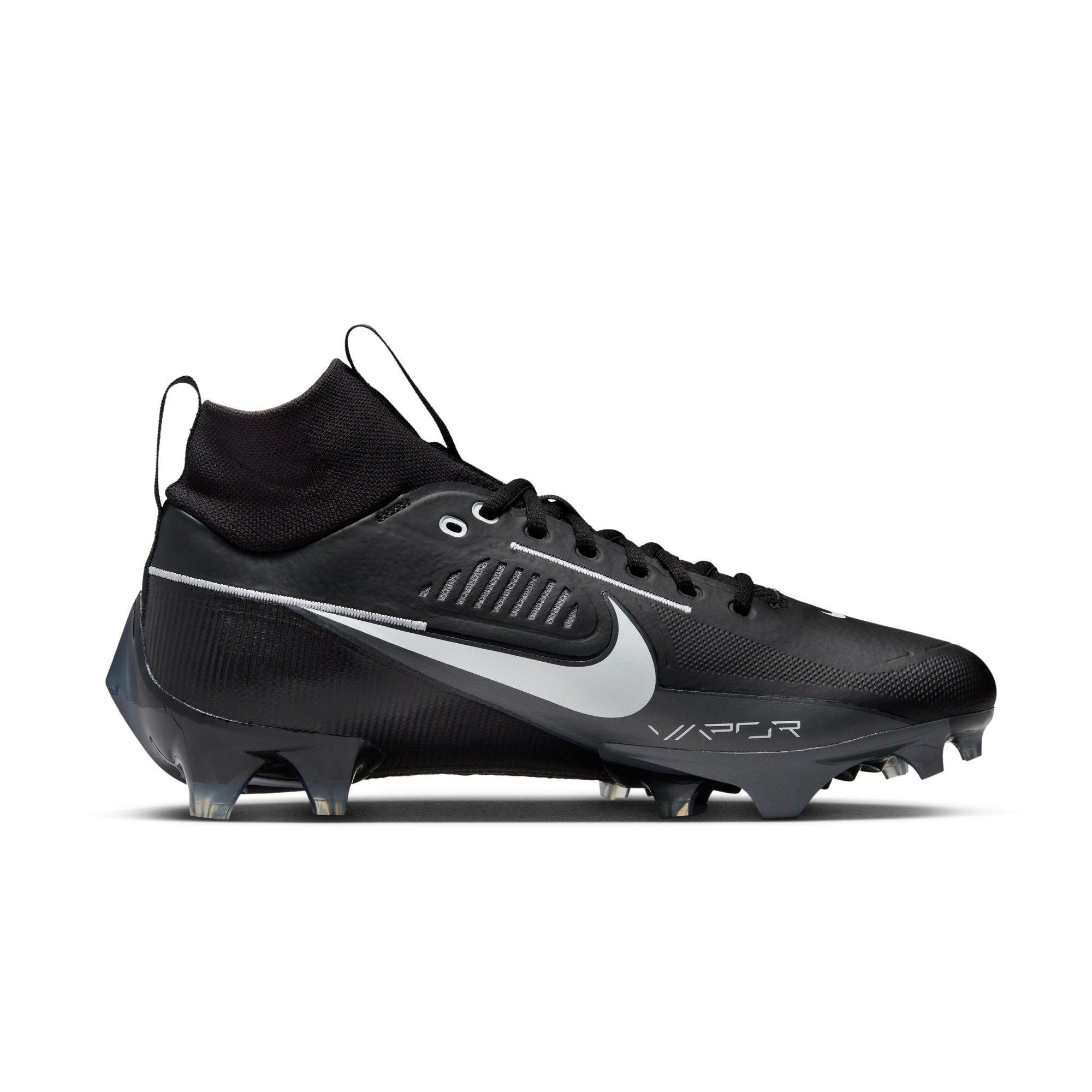 Nike Vapor Edge Pro 360 2 "Black/White/Iron Grey" Men's Football Cleat - BLACK/WHITE/GREY Thumbnail View 2