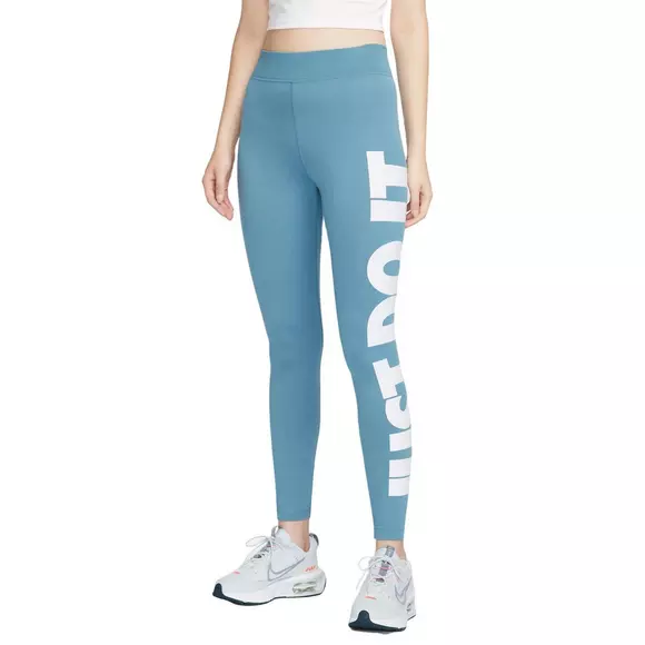Nike Women's Essential High-Waisted Leggings-Blue
