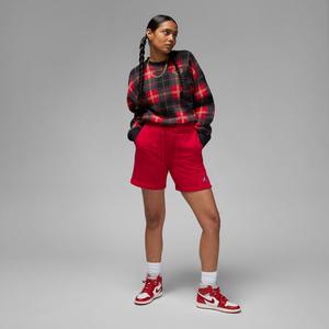 Jordan Women's Brooklyn Fleece Shorts-Red