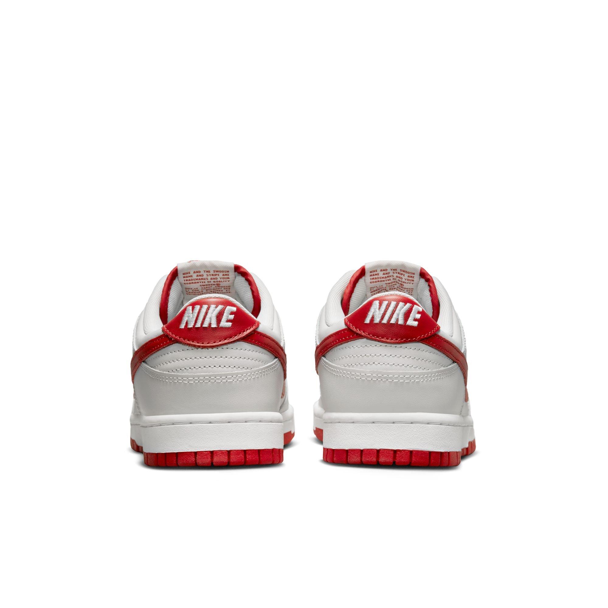 Nike Dunk Low Retro "Vast Grey/Varsity Red/White" Men's Shoe - GREY/RED Thumbnail View 5