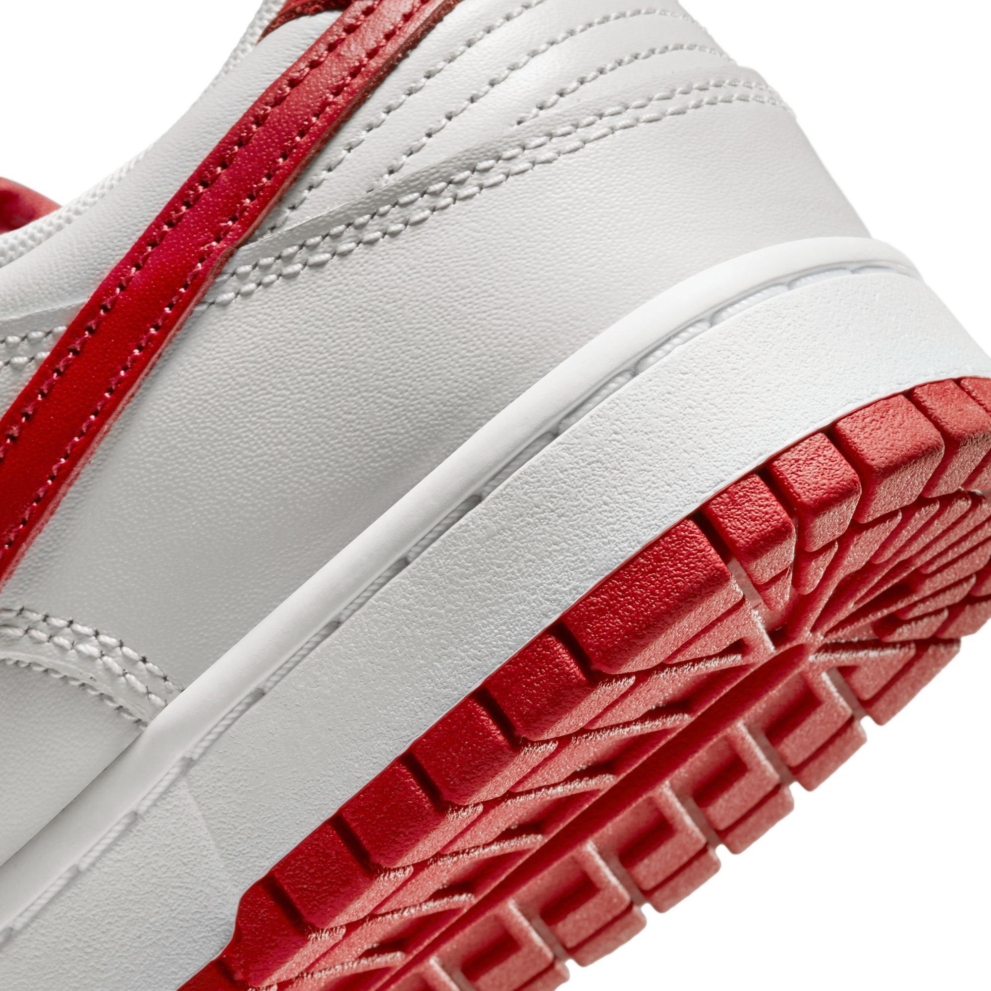 Nike Dunk Low Retro "Vast Grey/Varsity Red/White" Men's Shoe - GREY/RED Thumbnail View 8