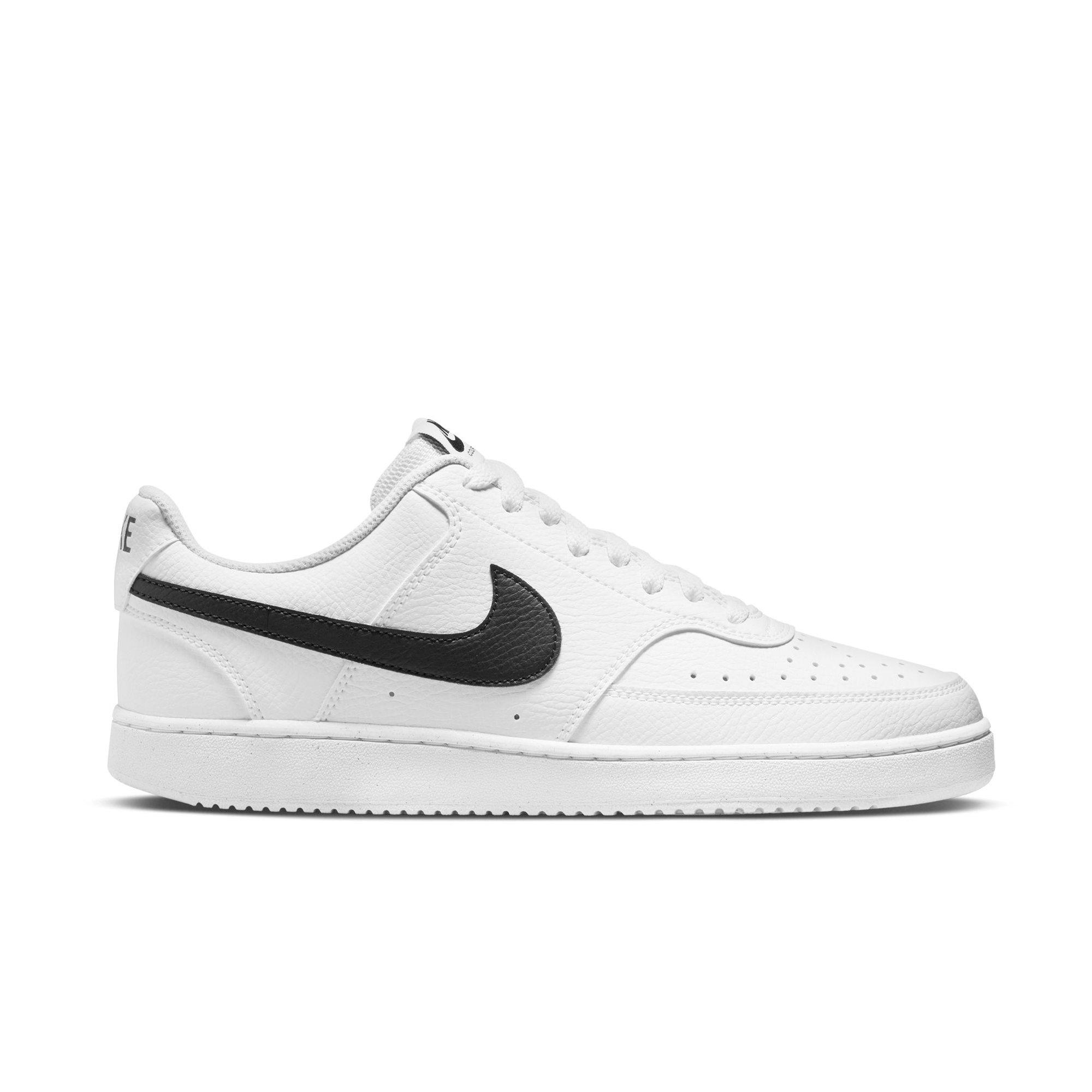 Nike Court Vision Low Next Nature "White/Black" Men's Shoe - WHITE/BLACK Thumbnail View 1