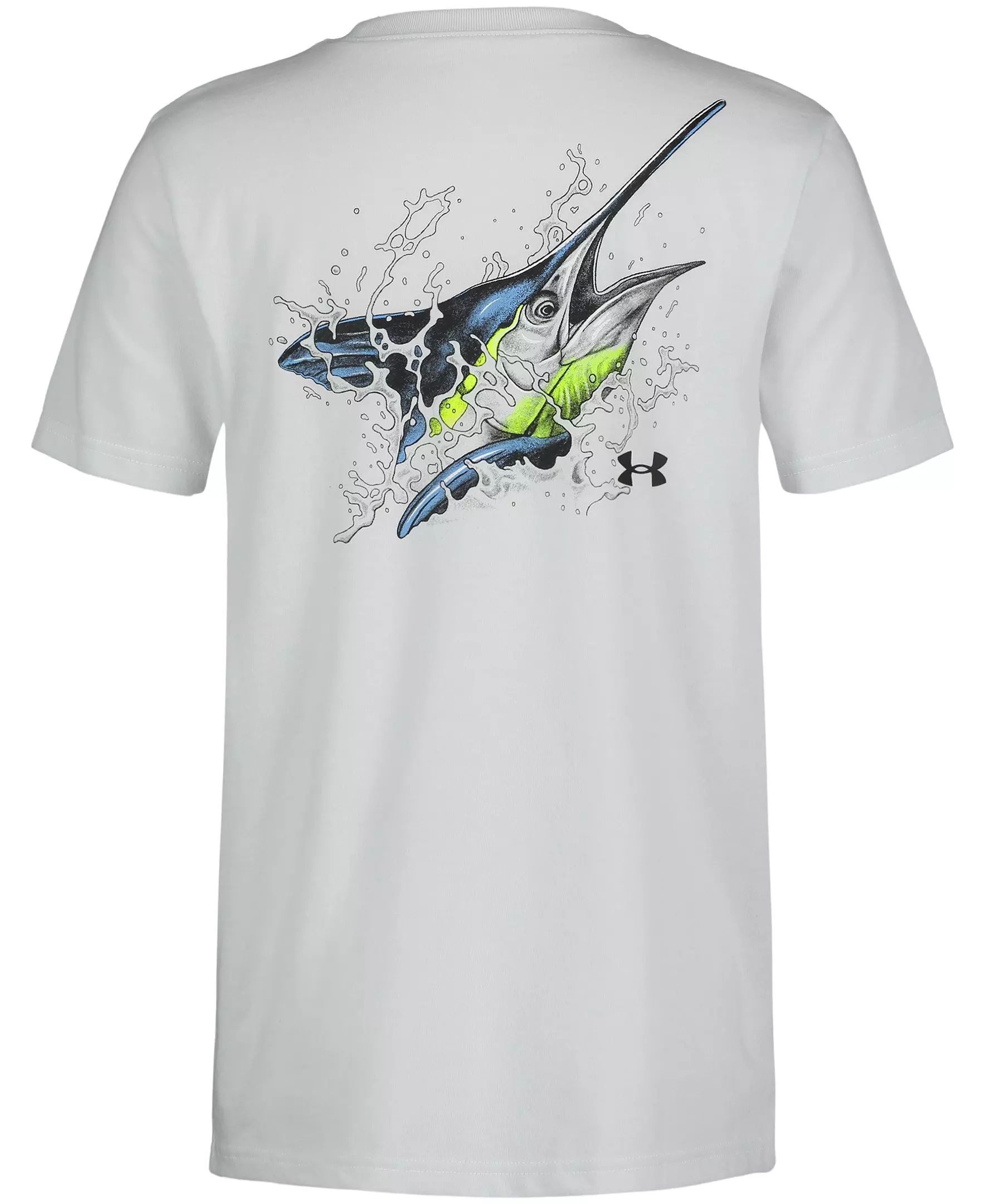 Under Armour Big Boys' Marlin Splash Tee - GREY