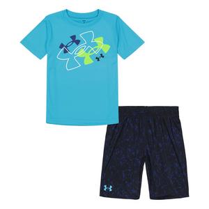 Under Armour Little Boys' Staggered Logo Set