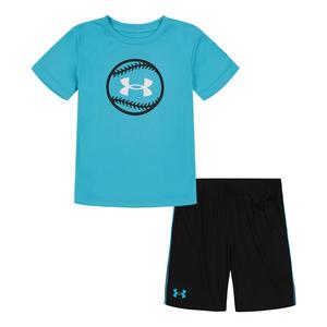 Under Armour Little Boys' Baseball Icon Short Set