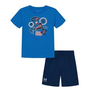 Under Armour Little Boys' Freedom Bass Short Set