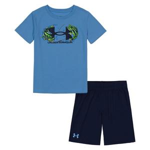 Under Armour Little Boys' Double Bass Icon Short Set