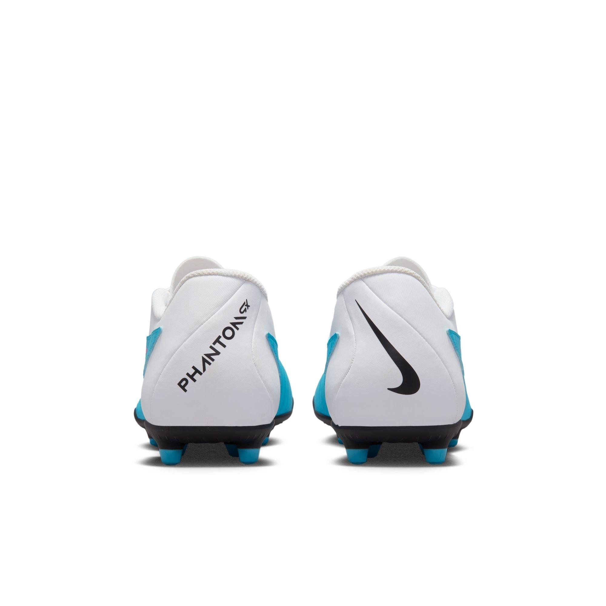 Nike Phantom GX Club MG "Baltic Blue/Pink Blast/White/Laser Blue" Men's Soccer Cleat - BLUE/PINK Thumbnail View 10