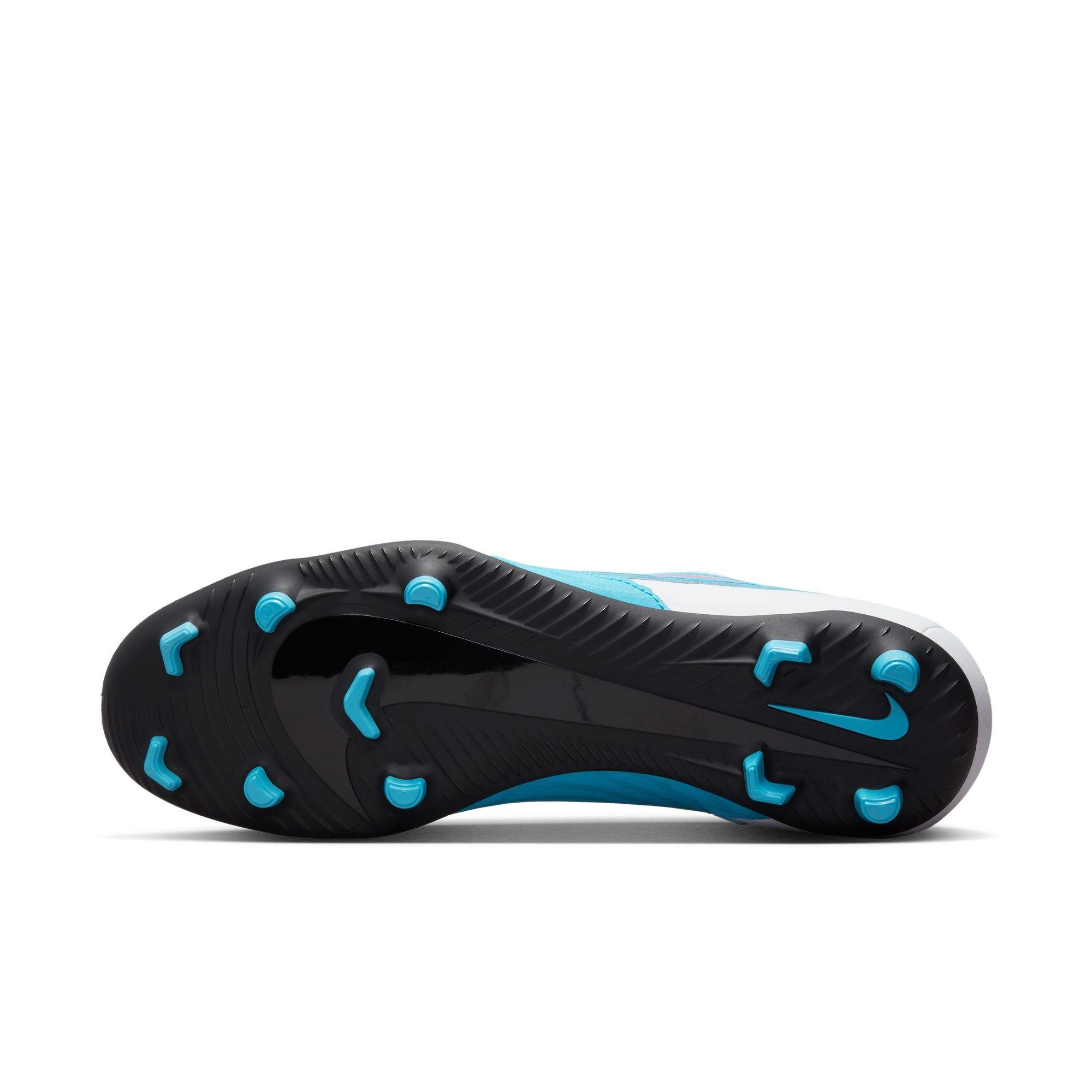 Nike Phantom GX Club MG "Baltic Blue/Pink Blast/White/Laser Blue" Men's Soccer Cleat - BLUE/PINK Thumbnail View 11