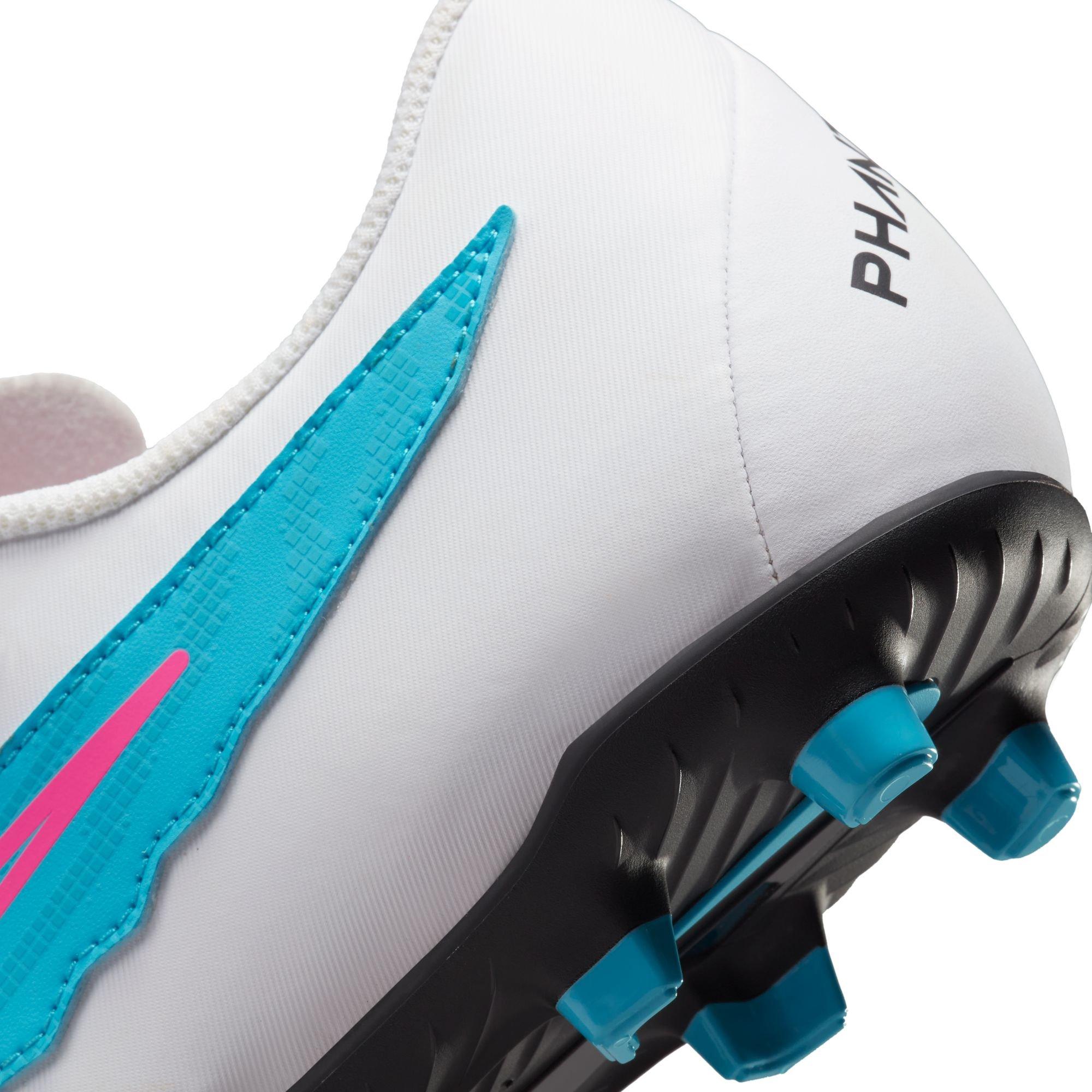 Nike Phantom GX Club MG "Baltic Blue/Pink Blast/White/Laser Blue" Men's Soccer Cleat - BLUE/PINK Thumbnail View 5