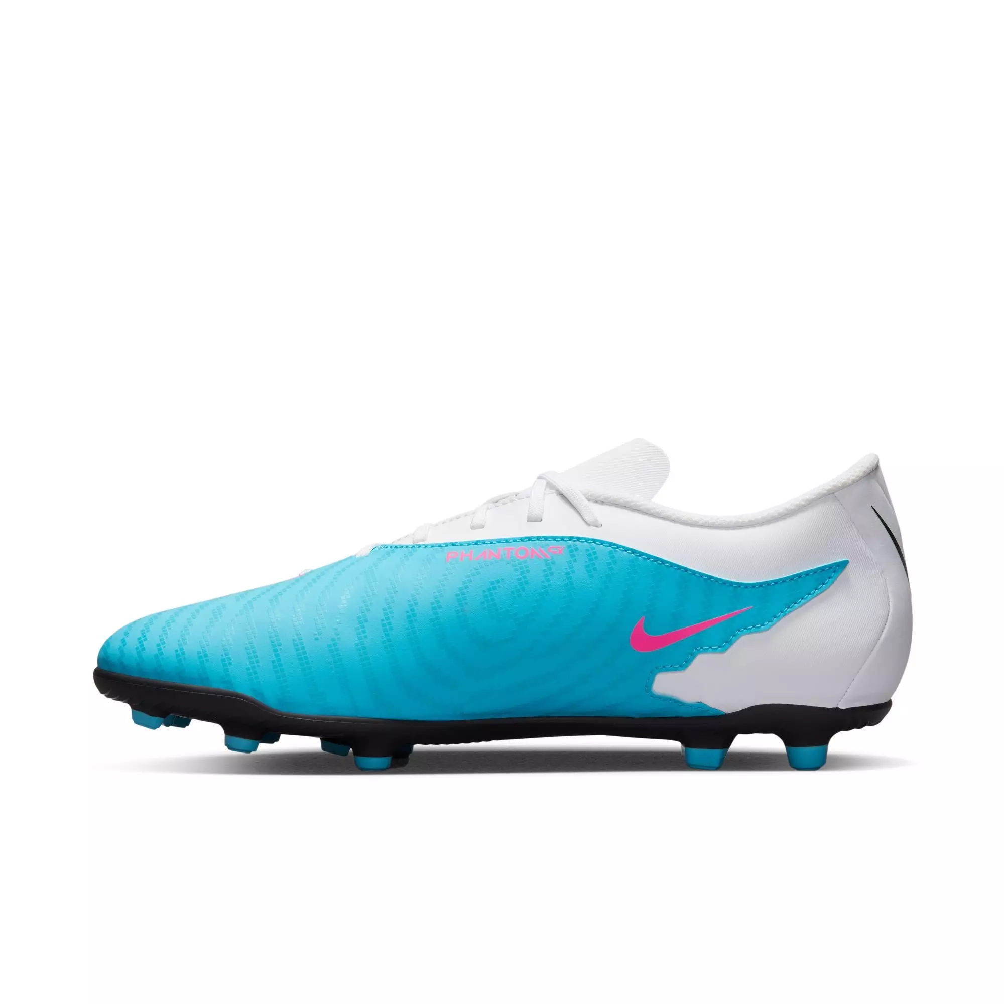 Nike Phantom GX Club MG "Baltic Blue/Pink Blast/White/Laser Blue" Men's Soccer Cleat - BLUE/PINK