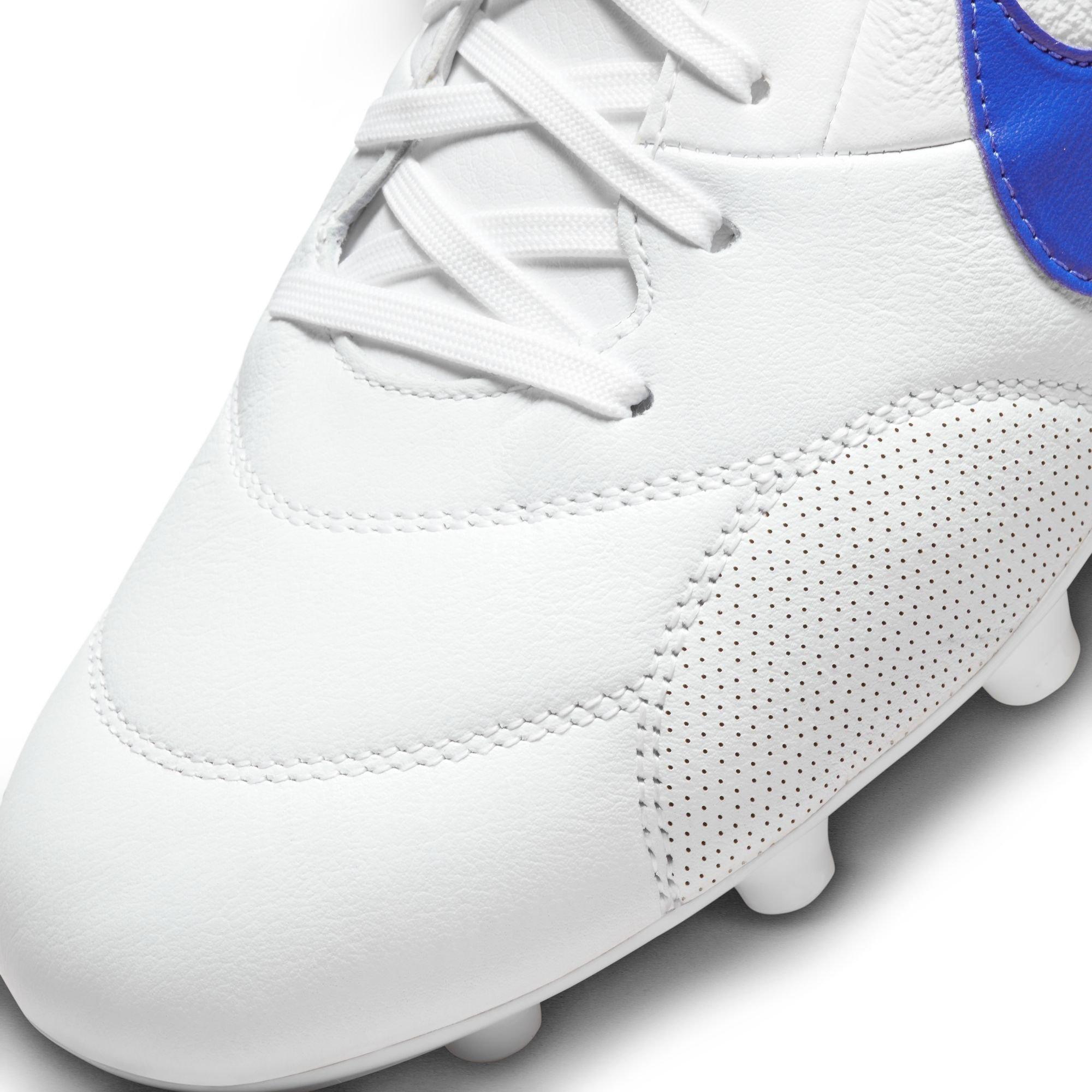 Nike Premier 3 FG "White/Game Royal/University Red" Men's Firm-Ground Soccer Cleat - WHITE/RED/BLUE Thumbnail View 4