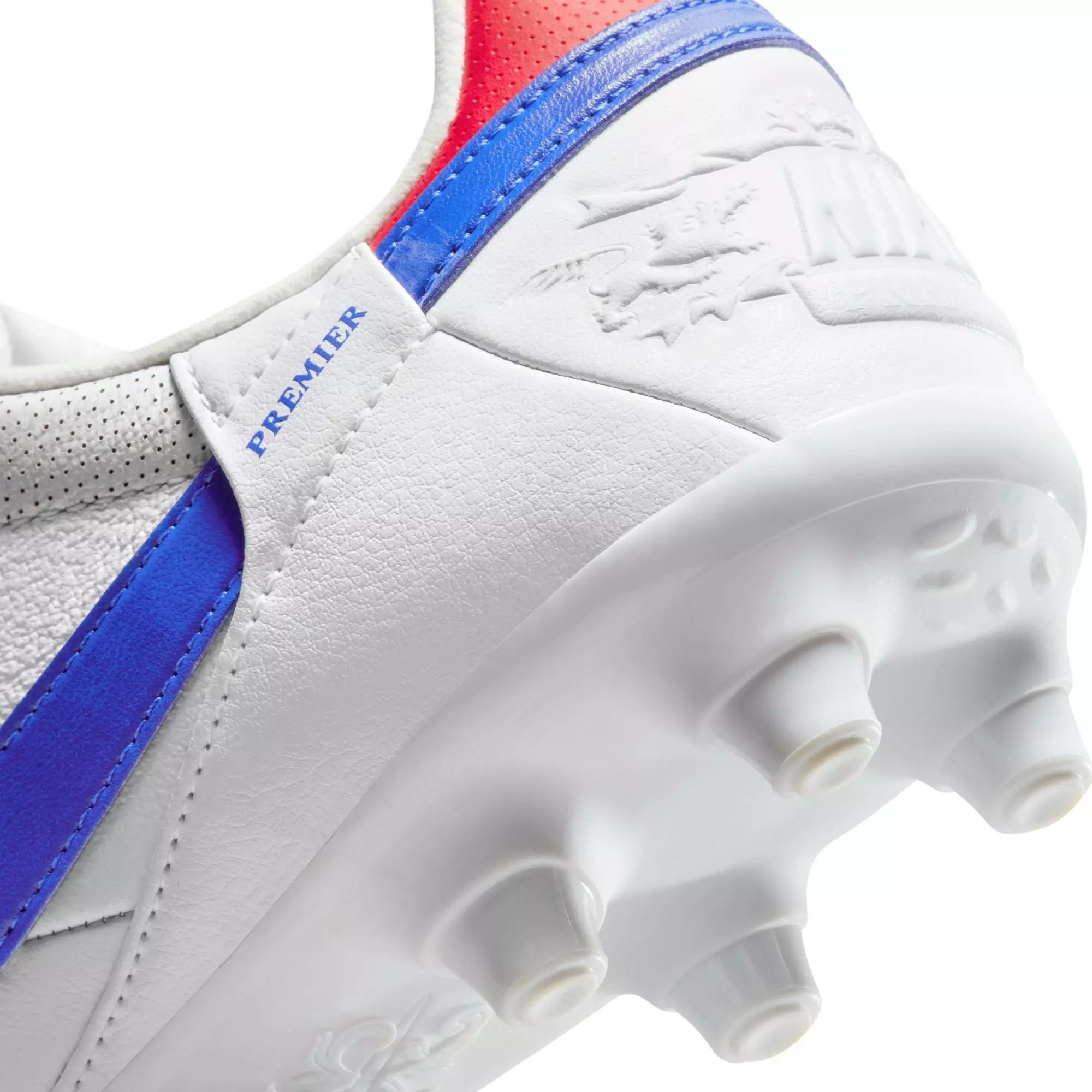 Nike Premier 3 FG "White/Game Royal/University Red" Men's Firm-Ground Soccer Cleat - WHITE/RED/BLUE