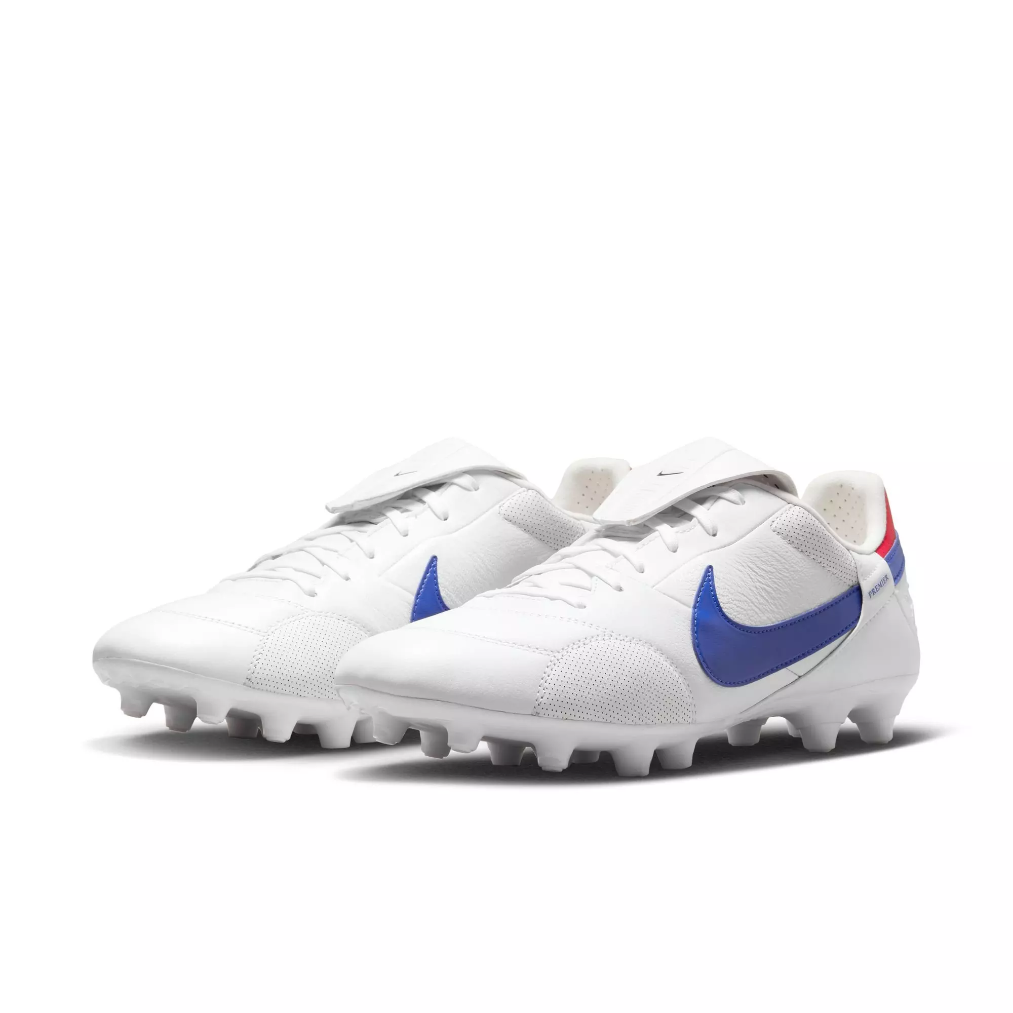 Nike Premier 3 FG "White/Game Royal/University Red" Men's Firm-Ground Soccer Cleat - WHITE/RED/BLUE